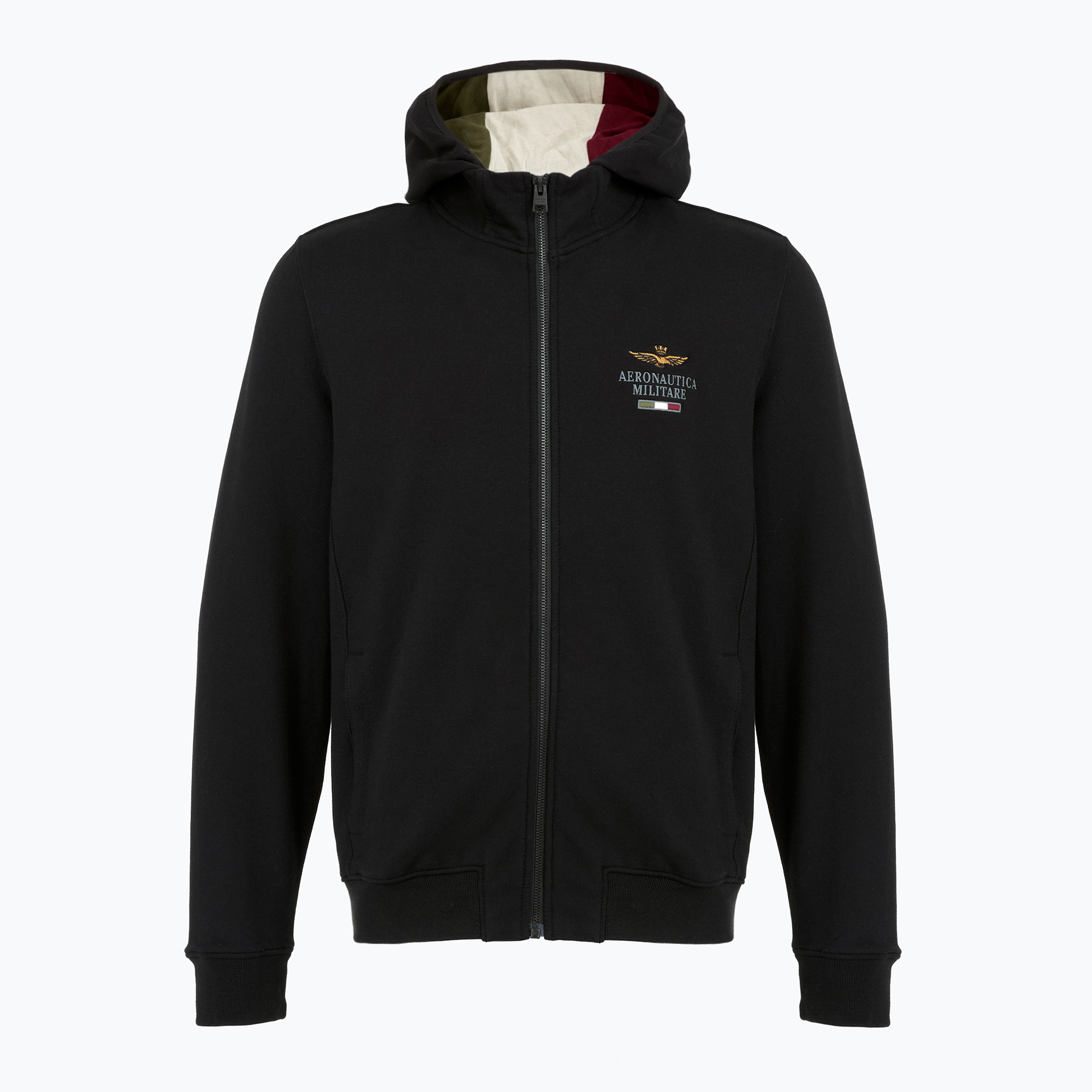 Bluza męska Aeronautica Militare Hoodie jet black 