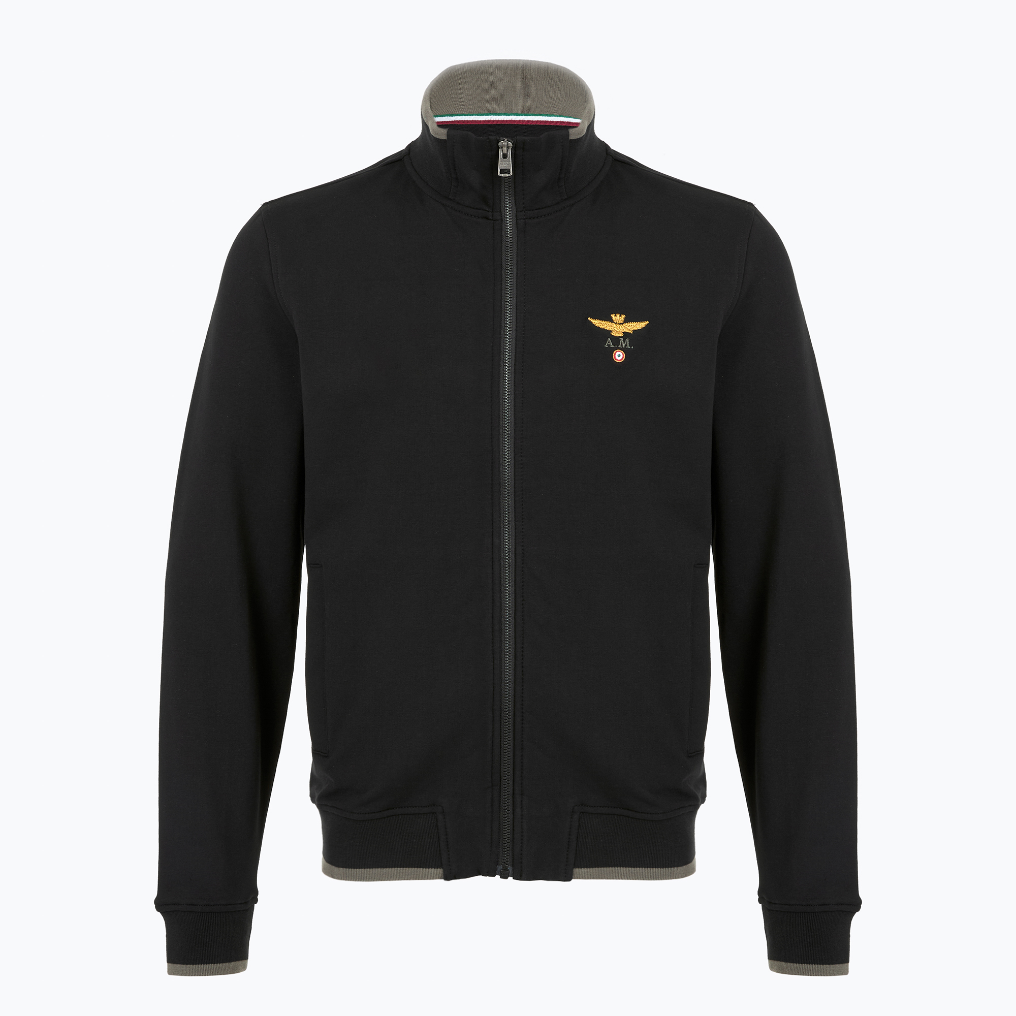 Bluza męska Aeronautica Militare 252FE1956UF00459 jet black 