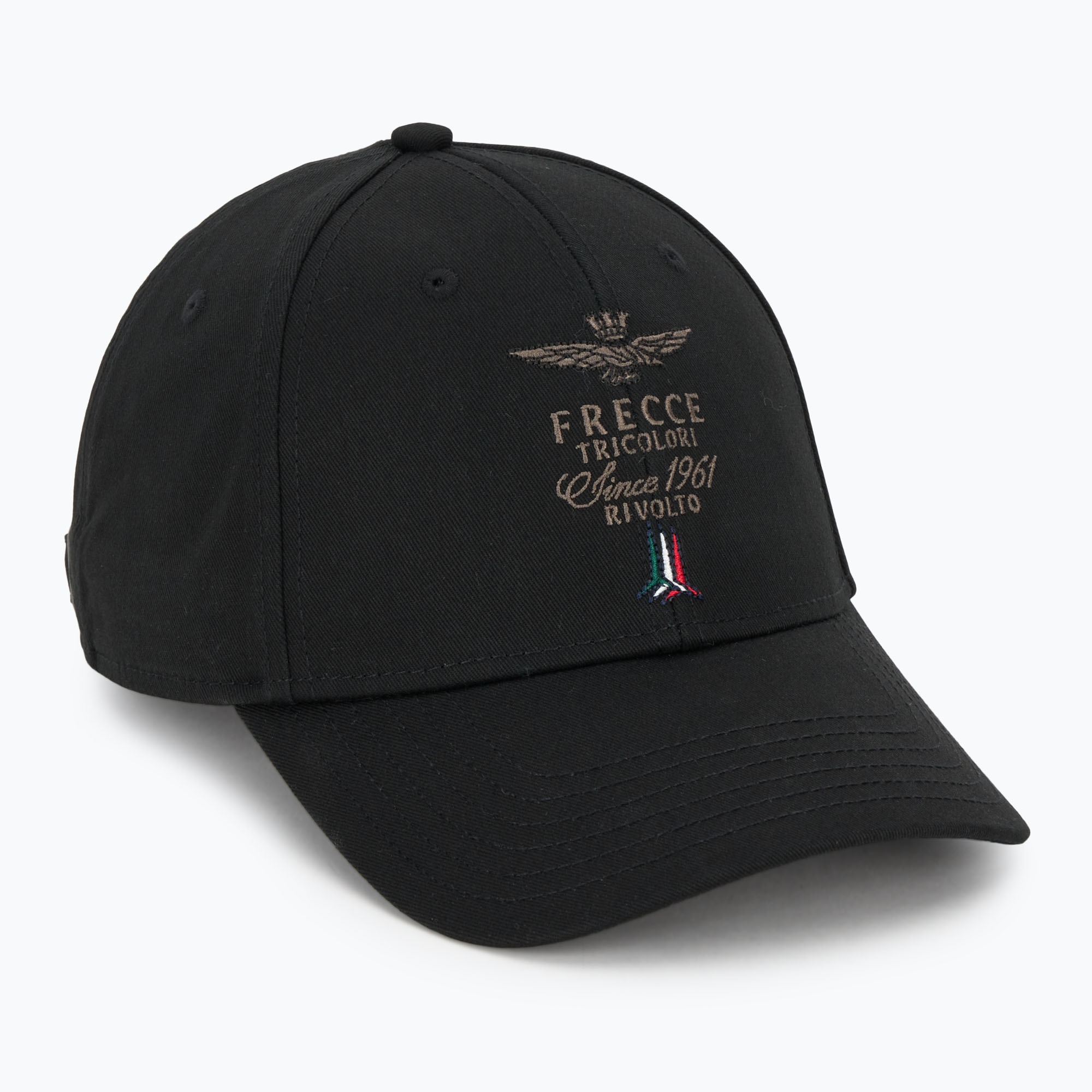 Czapka z daszkiem męska Aeronautica Militare 252HA1132UCT02261 jet black 
