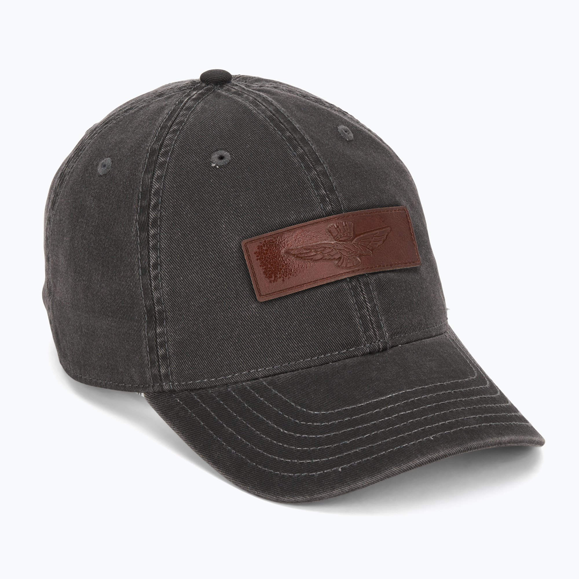 Czapka z daszkie męska Aeronautica Militare 252HA1133UCT02476 jet black 