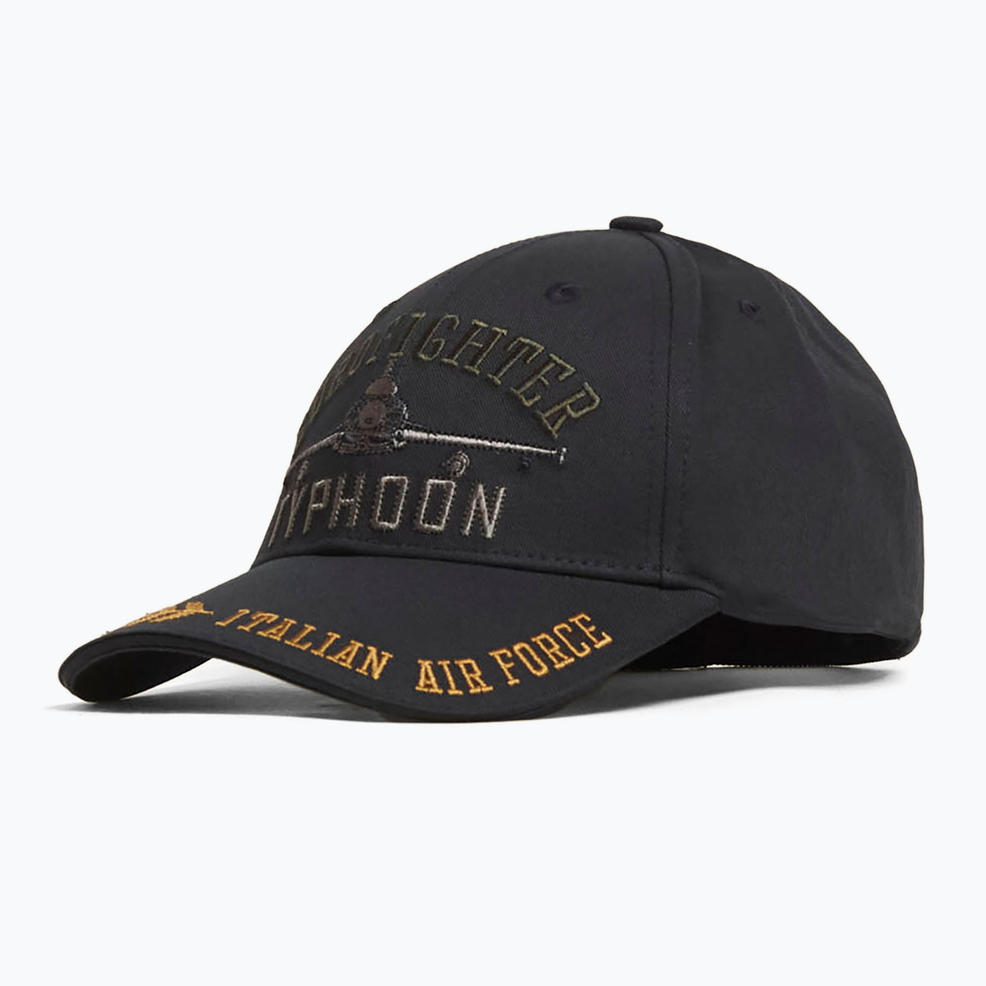 Czapka z daszkiem męska Aeronautica Militare 252HA1223UCT03299 jet black 