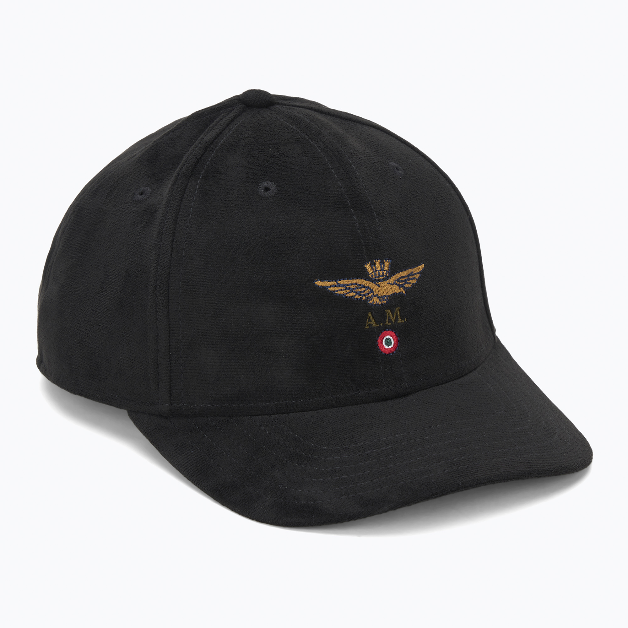 Czapka z daszkiem męska Aeronautica Militare 252HA1229UCT04237 jet black 