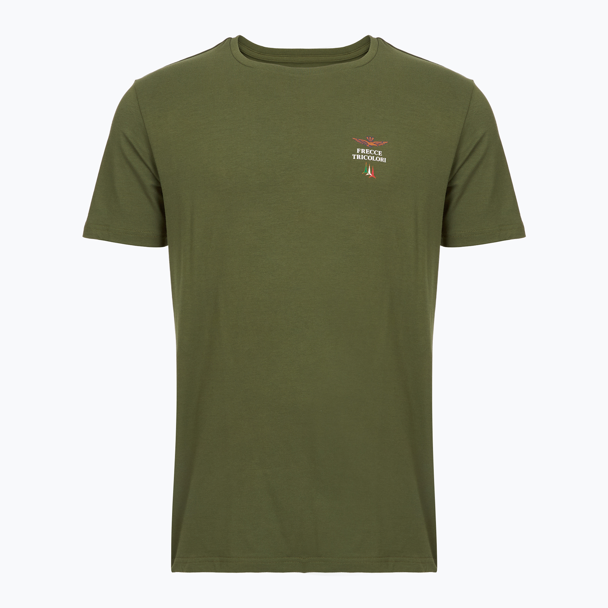 Men's T-shirt Aeronautica Militare AM1UTI005 Round Neck military (XL)