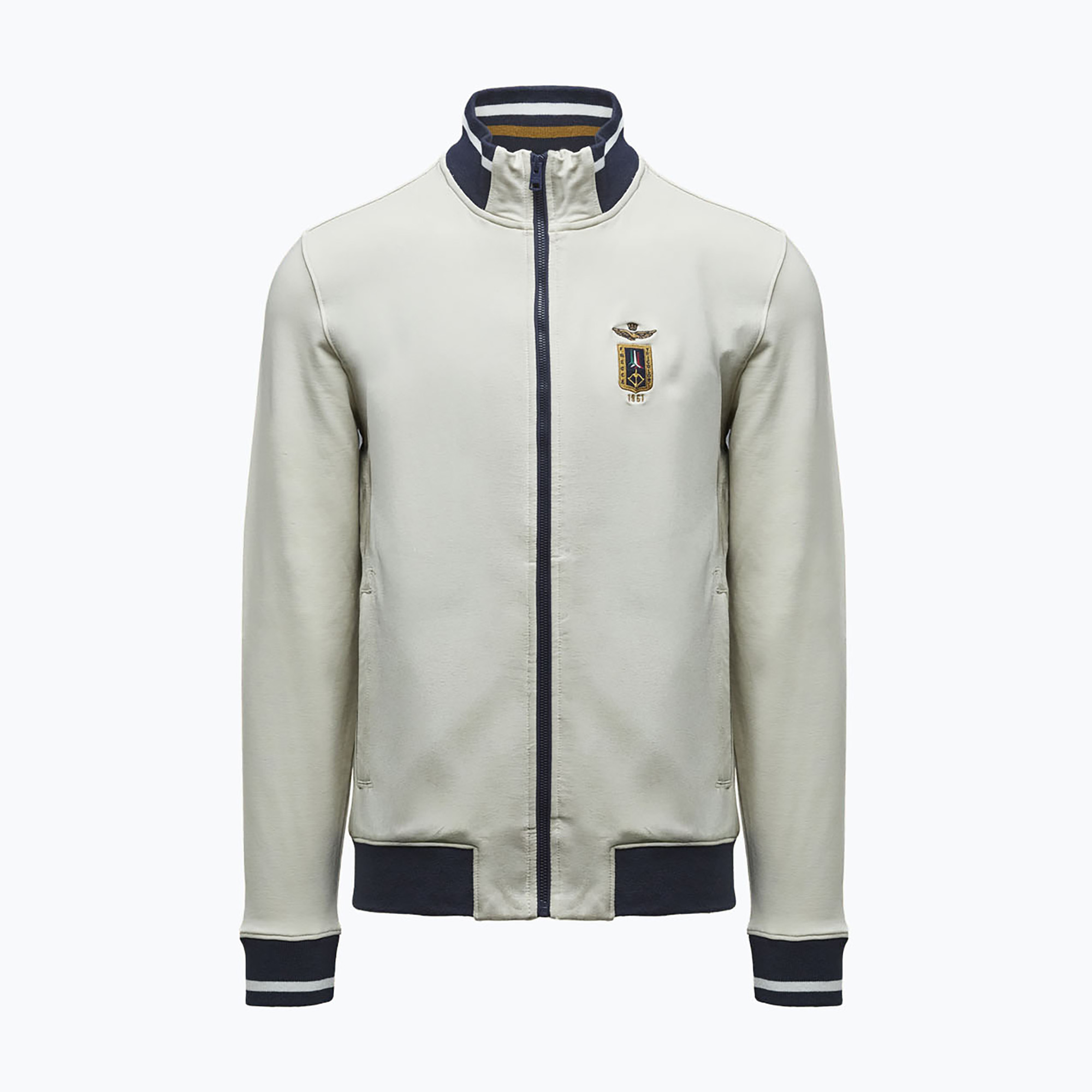 Мъжки суитшърт Aeronautica Militare FE2089UF00674 FZ ghiaccio