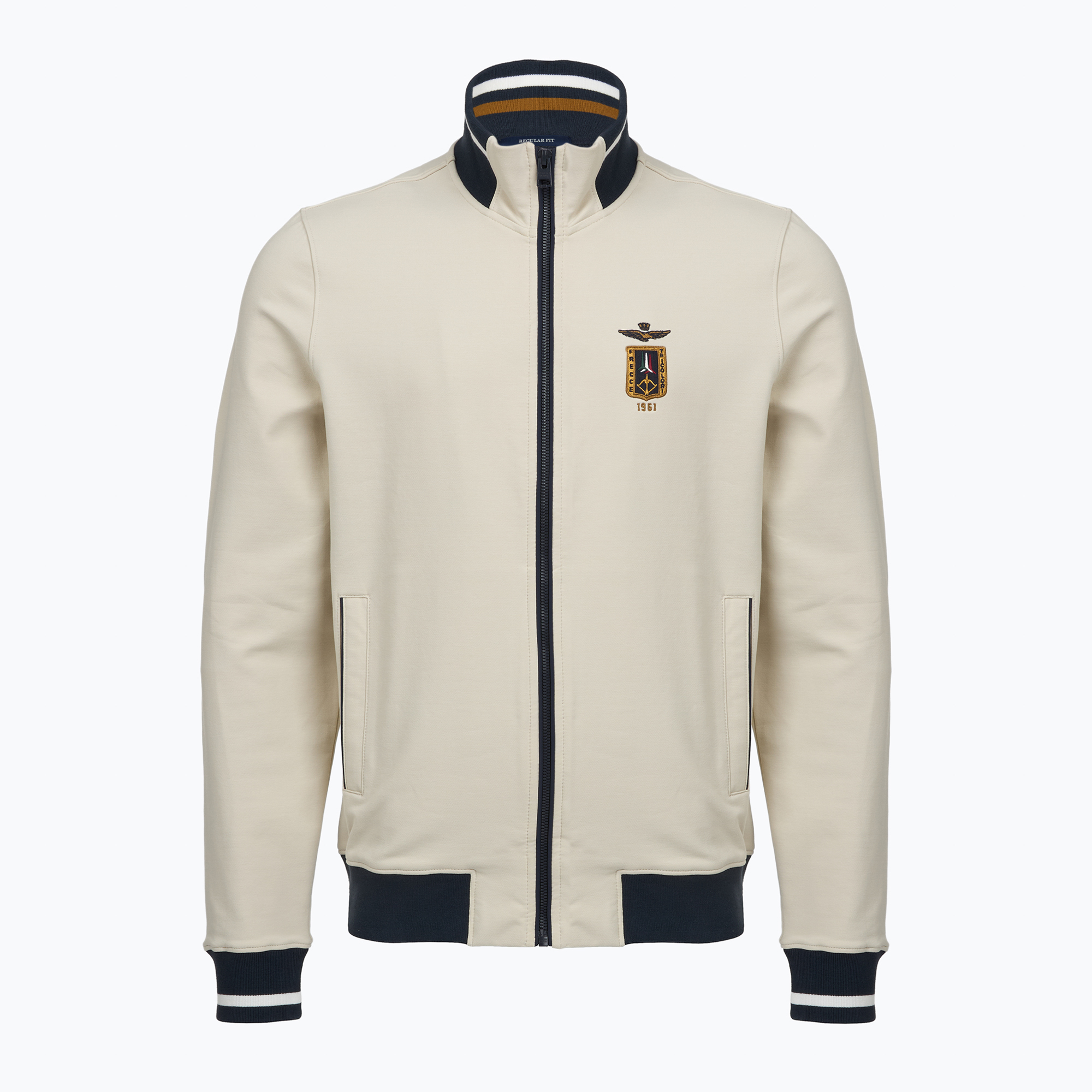 Bluza męska Aeronautica Militare FE2089UF00674 FZ ghiaccio 