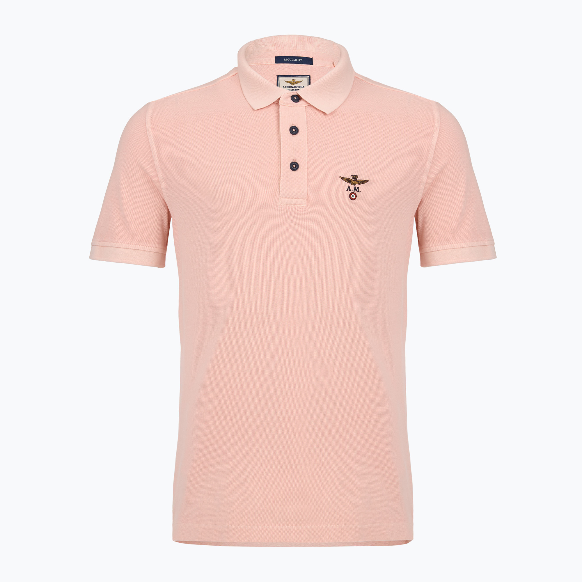Мъжка тениска Aeronautica Militare PO1925UP00406 Polo lotus pink