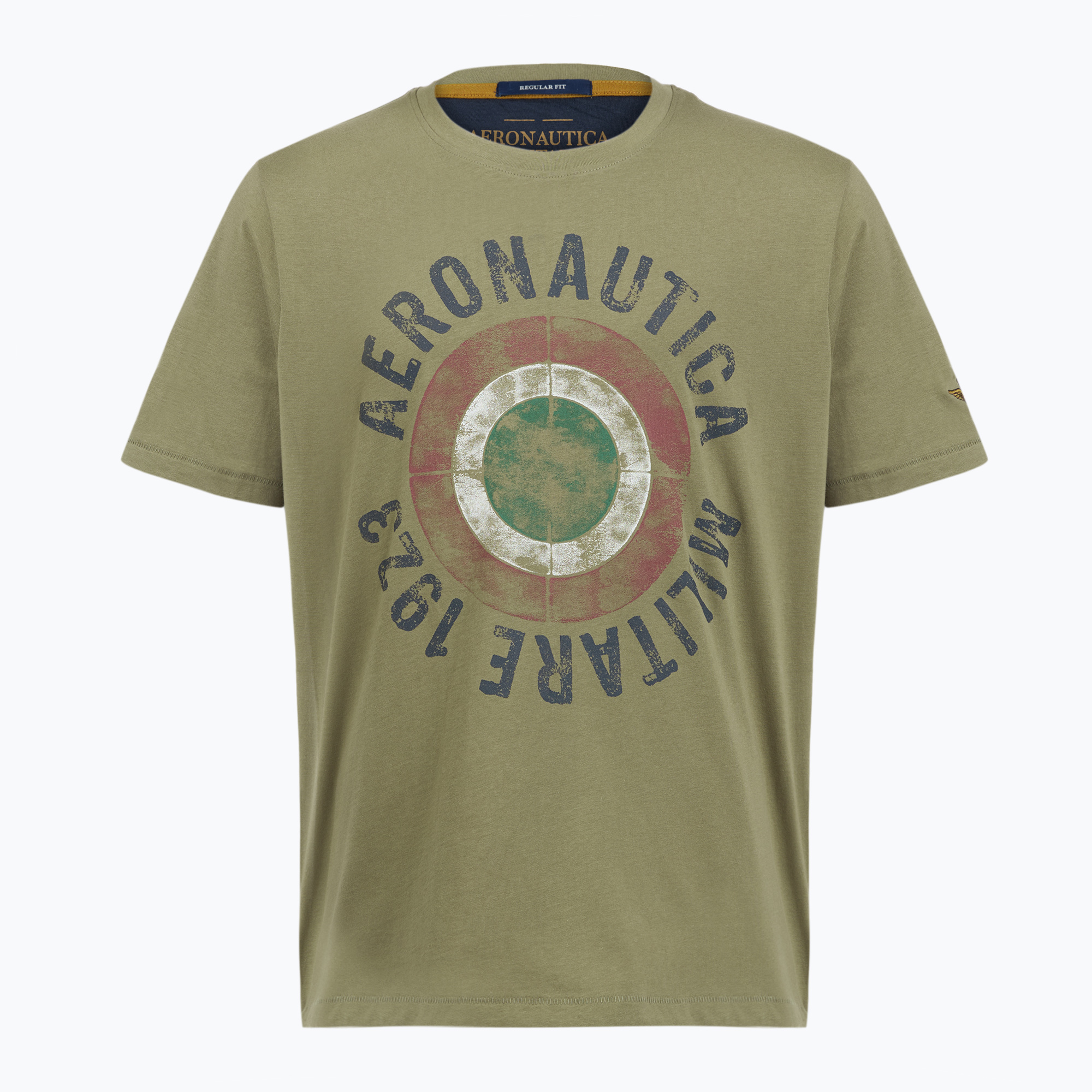Koszulka męska Aeronautica Militare TS2538UJ00727 lichen green 