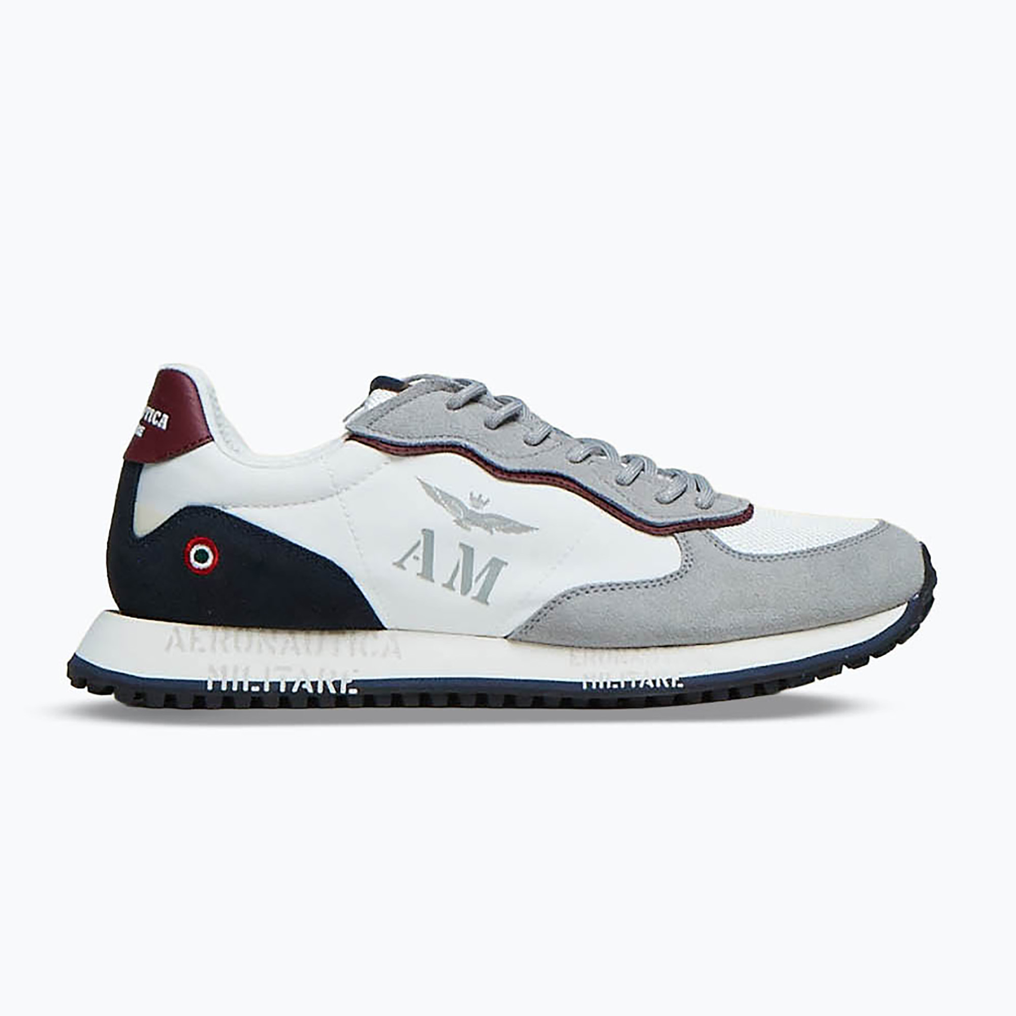 Мъжки обувки Aeronautica Militare SC0320UPL00313 bianco sporco/blu scuro