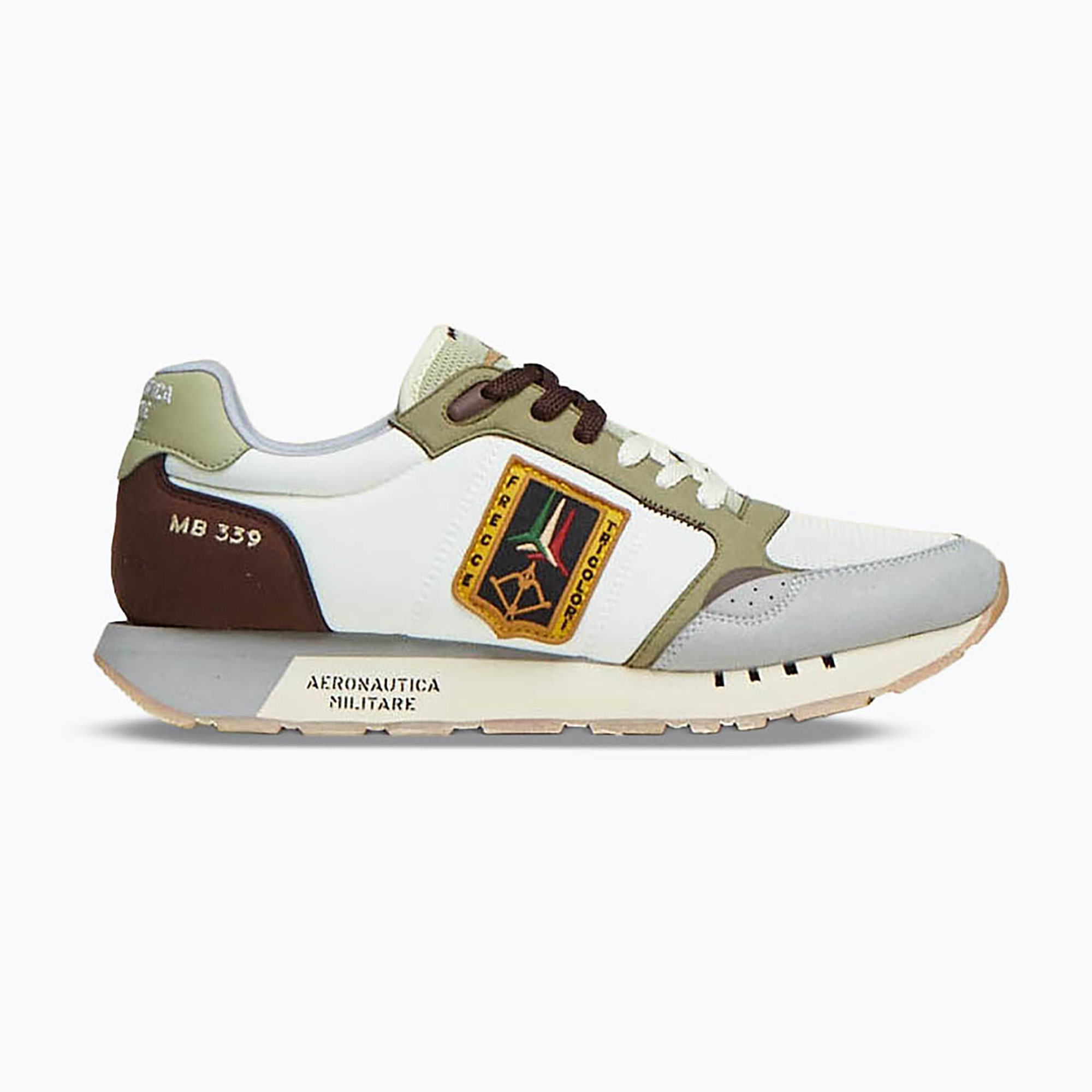 Мъжки обувки Aeronautica Militare SC0292UCT03331 off white/green/brown/grey