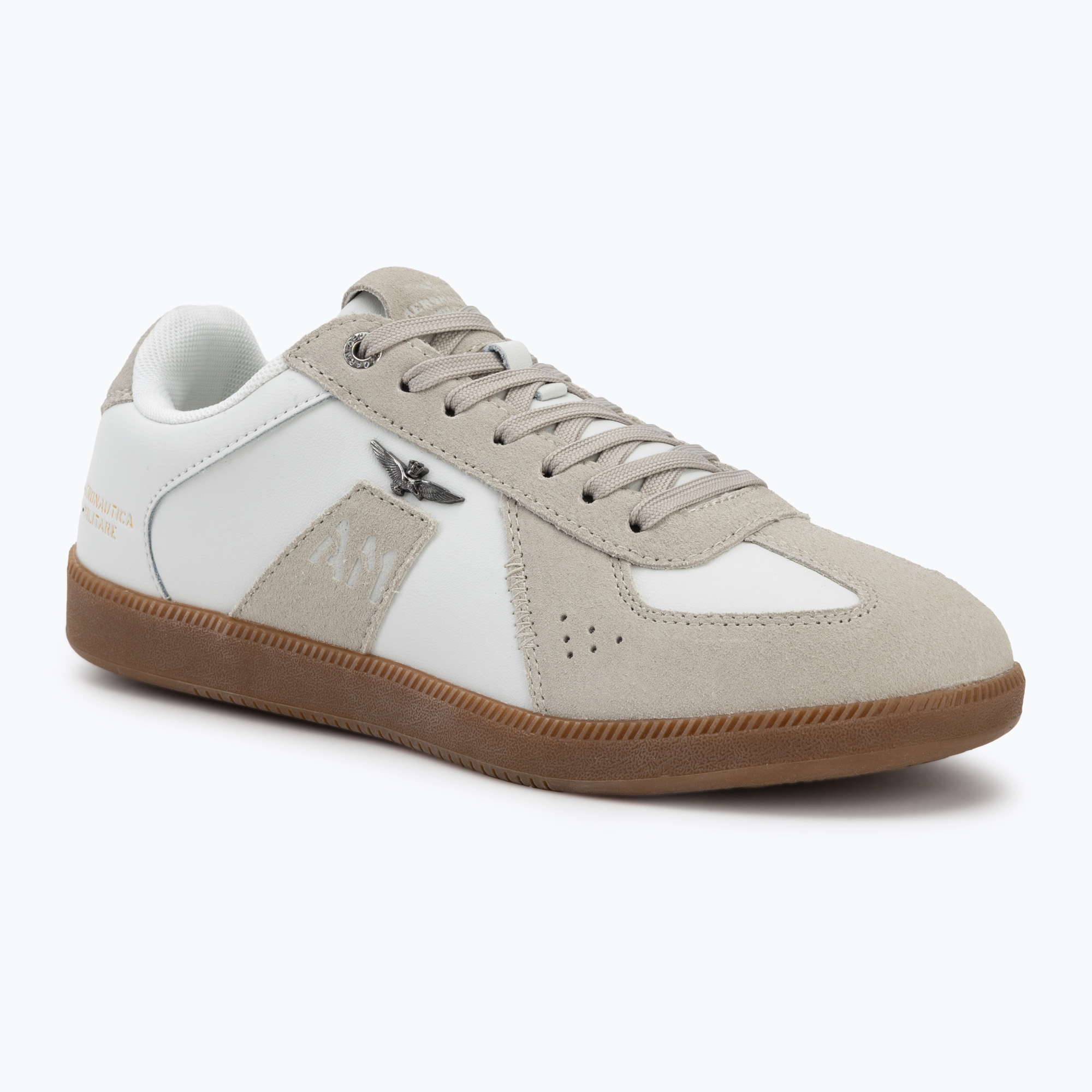 Buty męskie Aeronautica Militare SC0315UPL00244 off white 