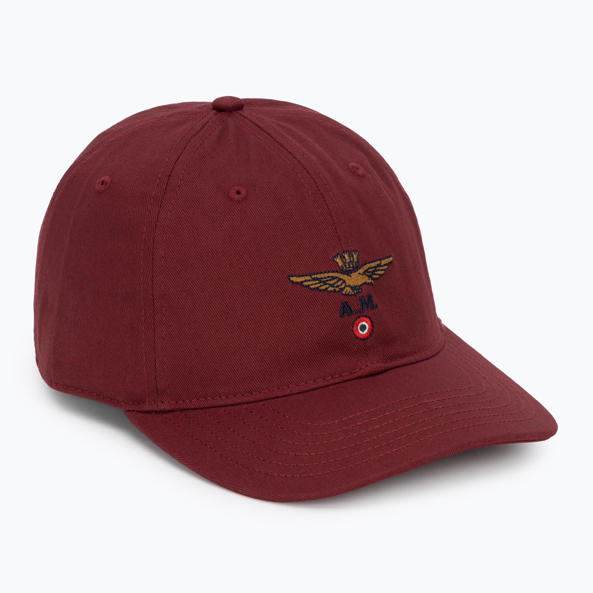 Czapka z daszkiem męska Aeronautica Militare HA1246UCT02 merlot red 