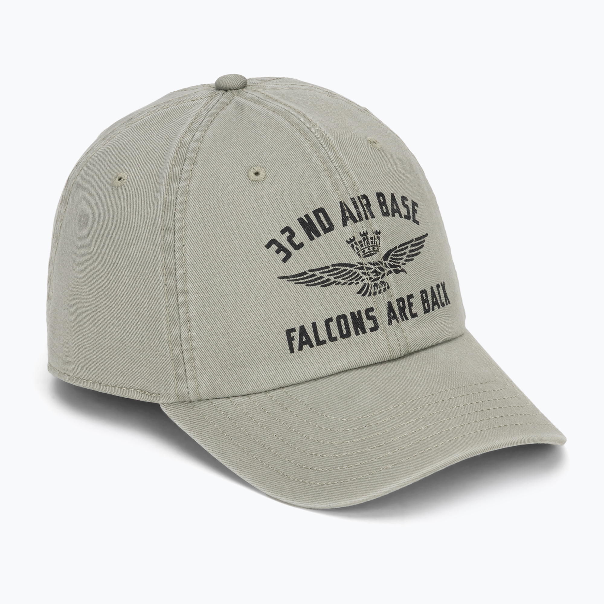 Мъжка шапка с козирка Aeronautica Militare HA1252UCT02476 dried sage