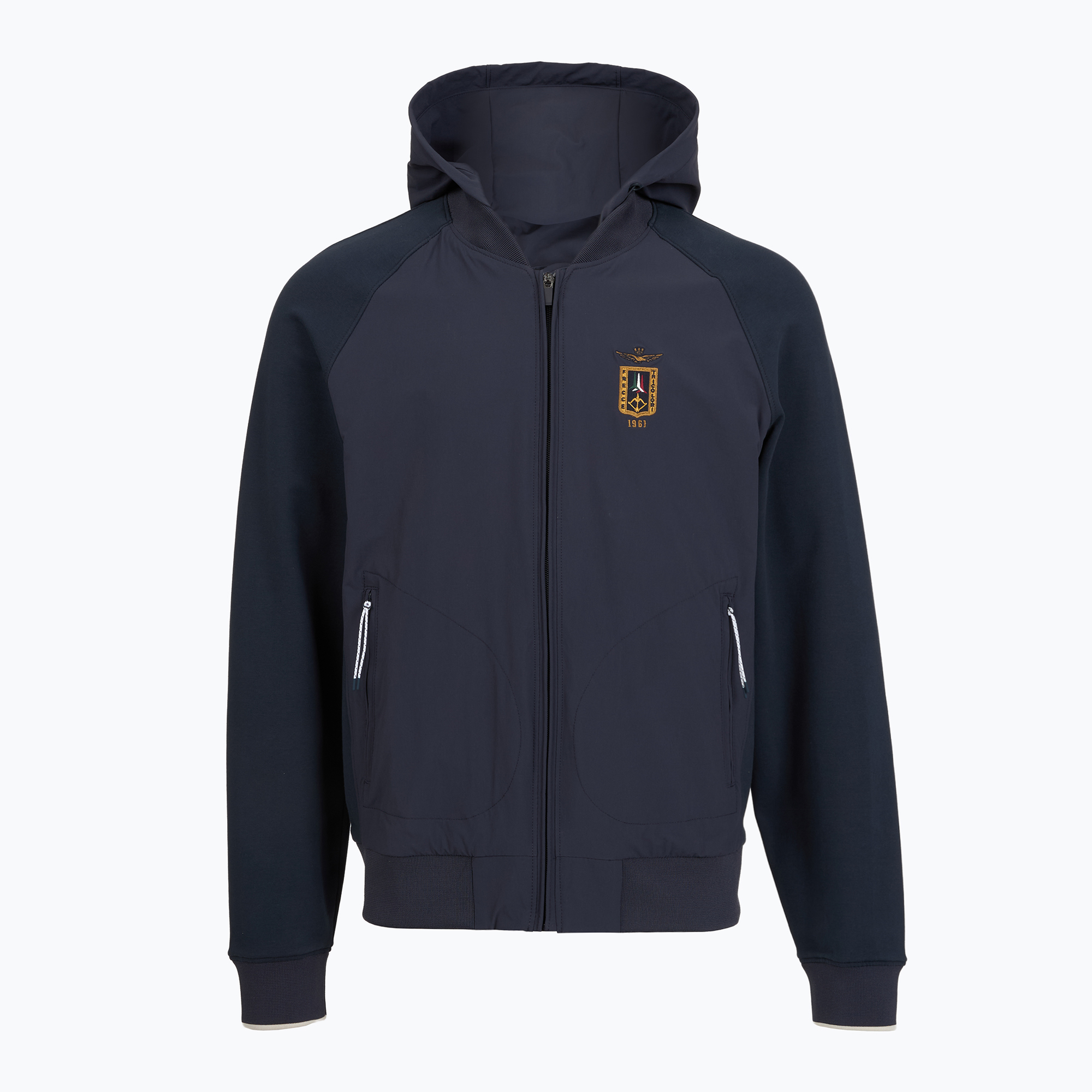 Мъжко яке Aeronautica Militare AF0519UCT04291 Navy blue hoodie