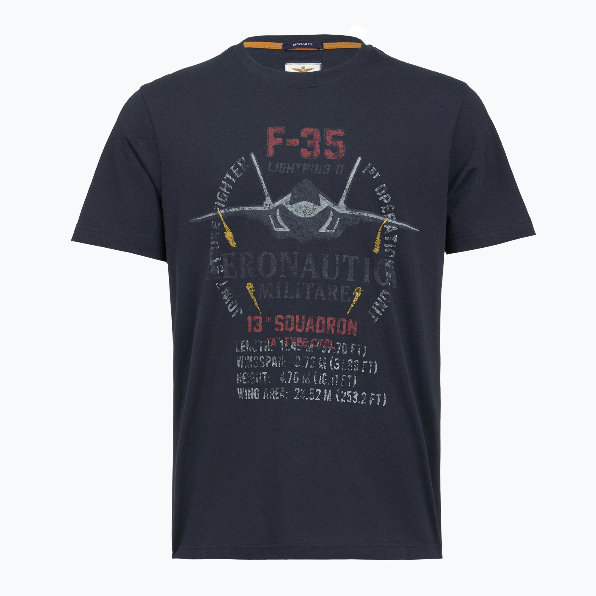 Koszulka męska Aeronautica Militare TS2536UJ00641 blu navy 