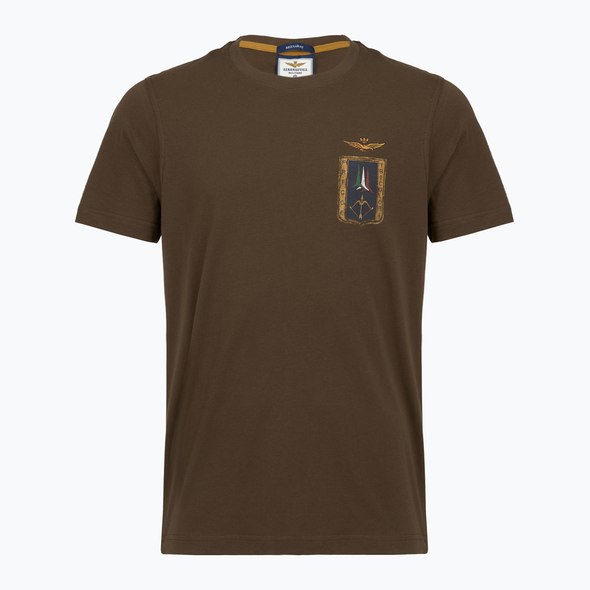 Мъжка тениска Aeronautica Militare TS2535UJ00641 chestnut brown