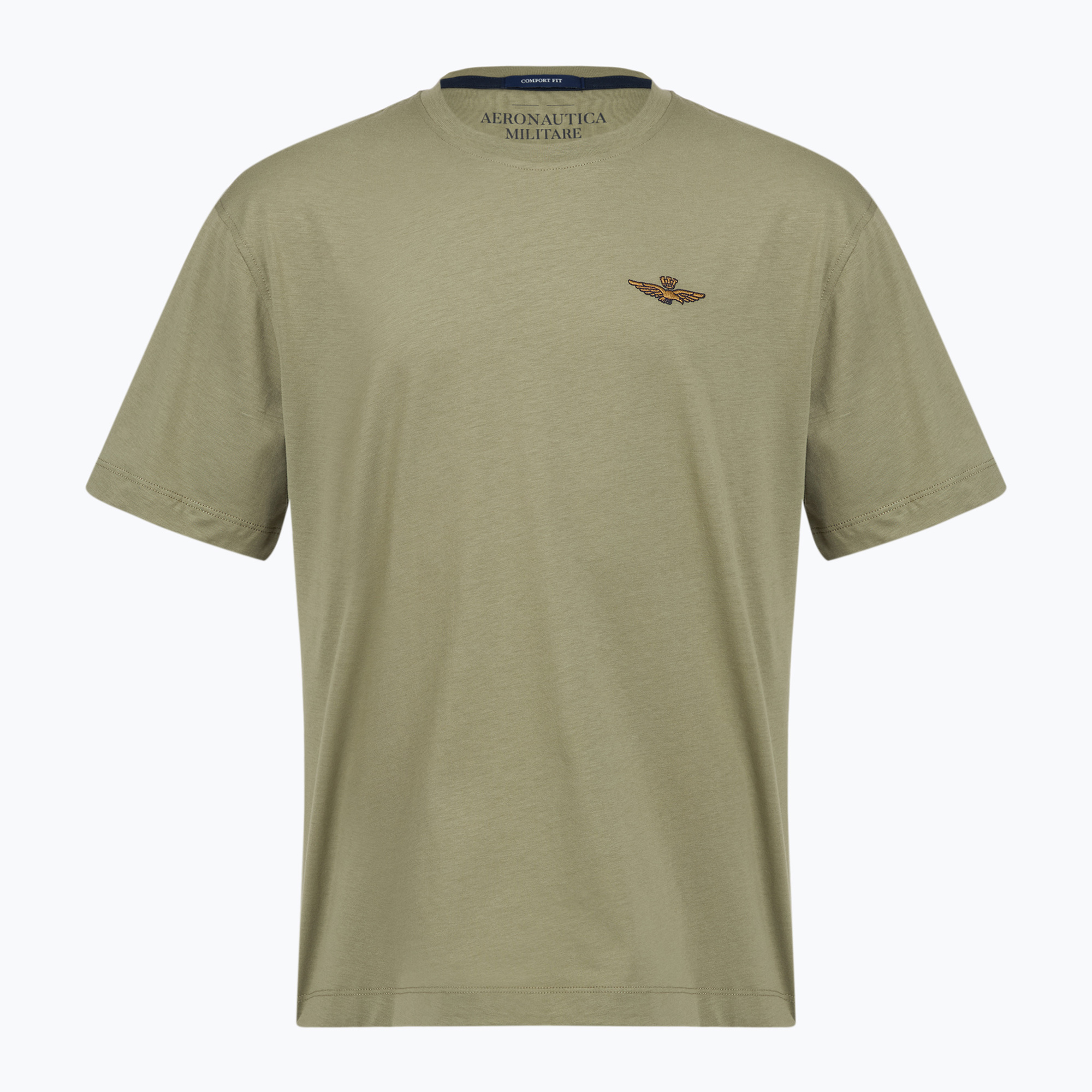 Koszulka męska Aeronautica Militare TS2535UJ00641 lichen green