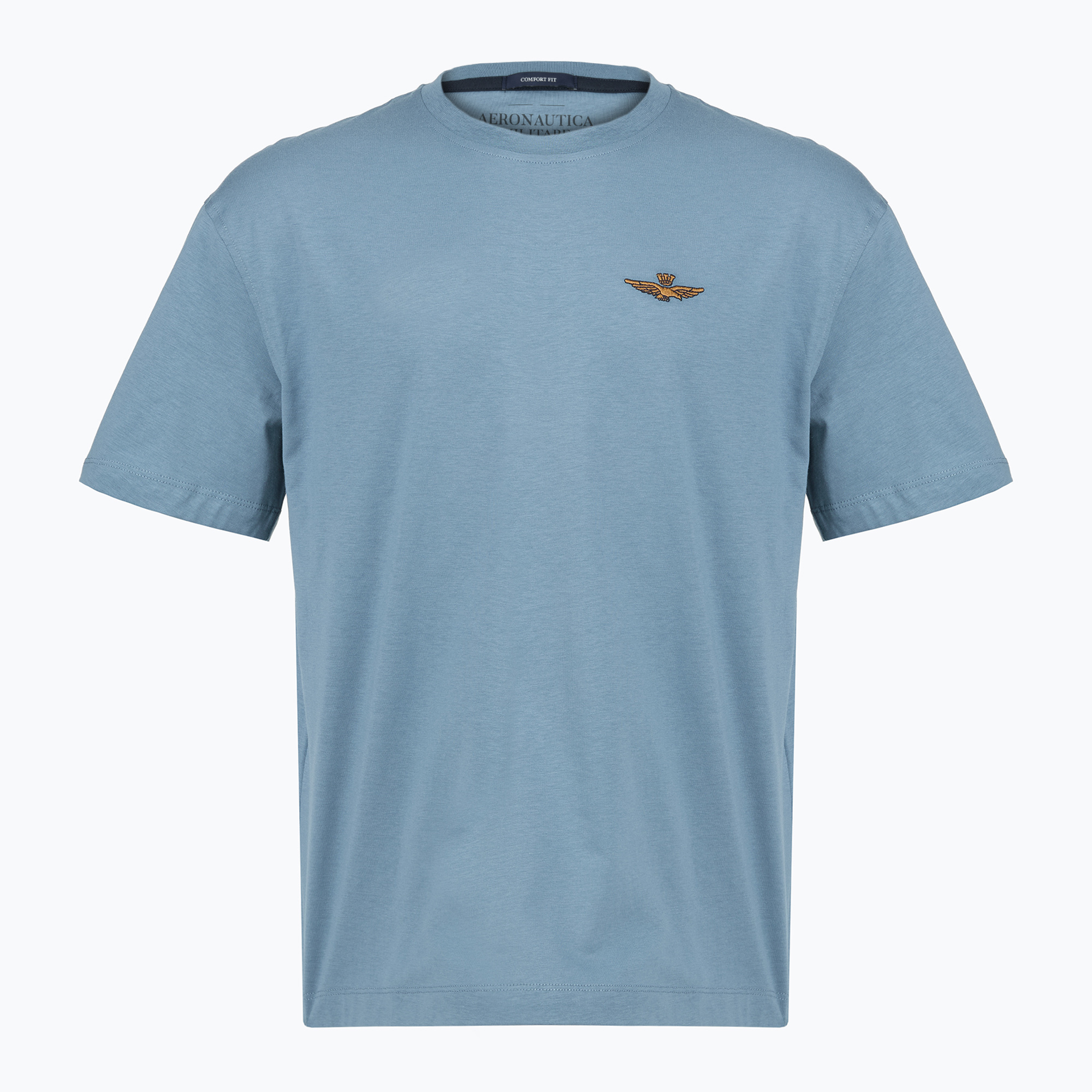 Koszulka męska Aeronautica Militare TS2535UJ00641 dusty blue 