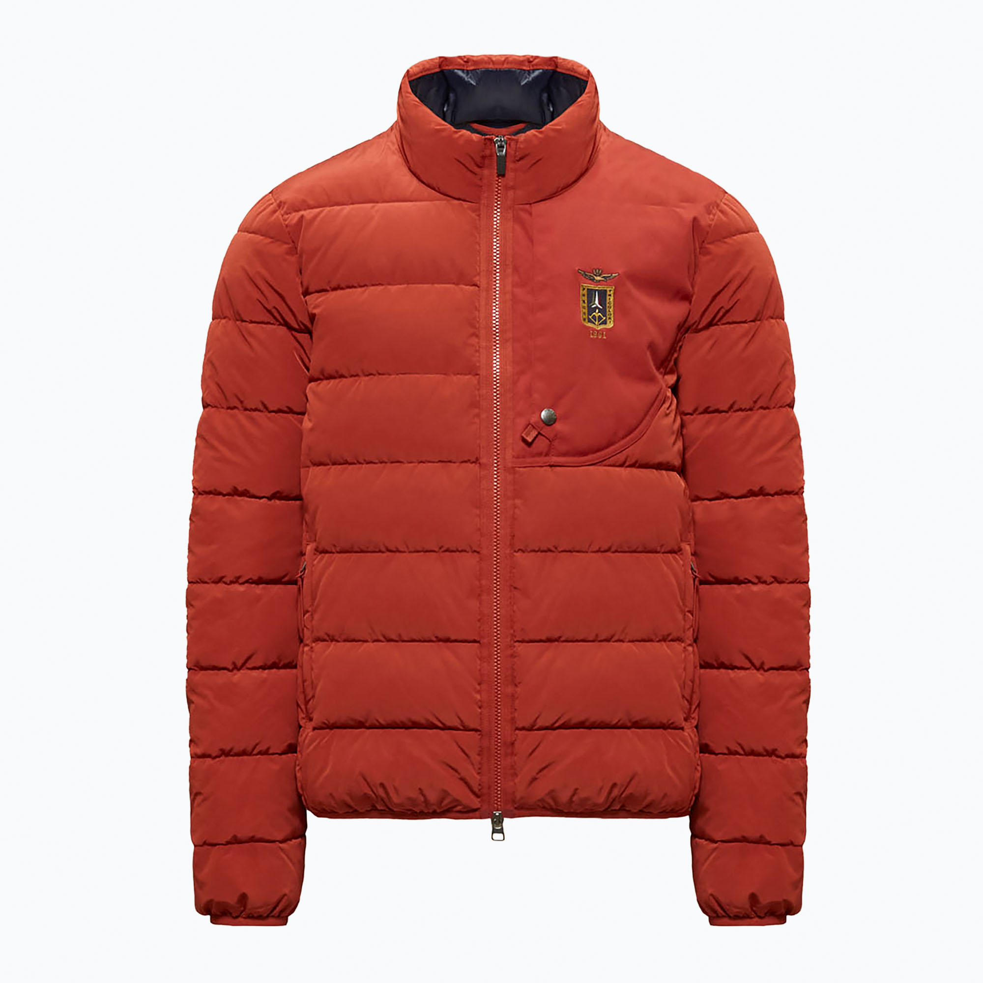 Мъжко зимно яке Kurtka Aeronautica Militare 262AB3074UCT04358 red brick