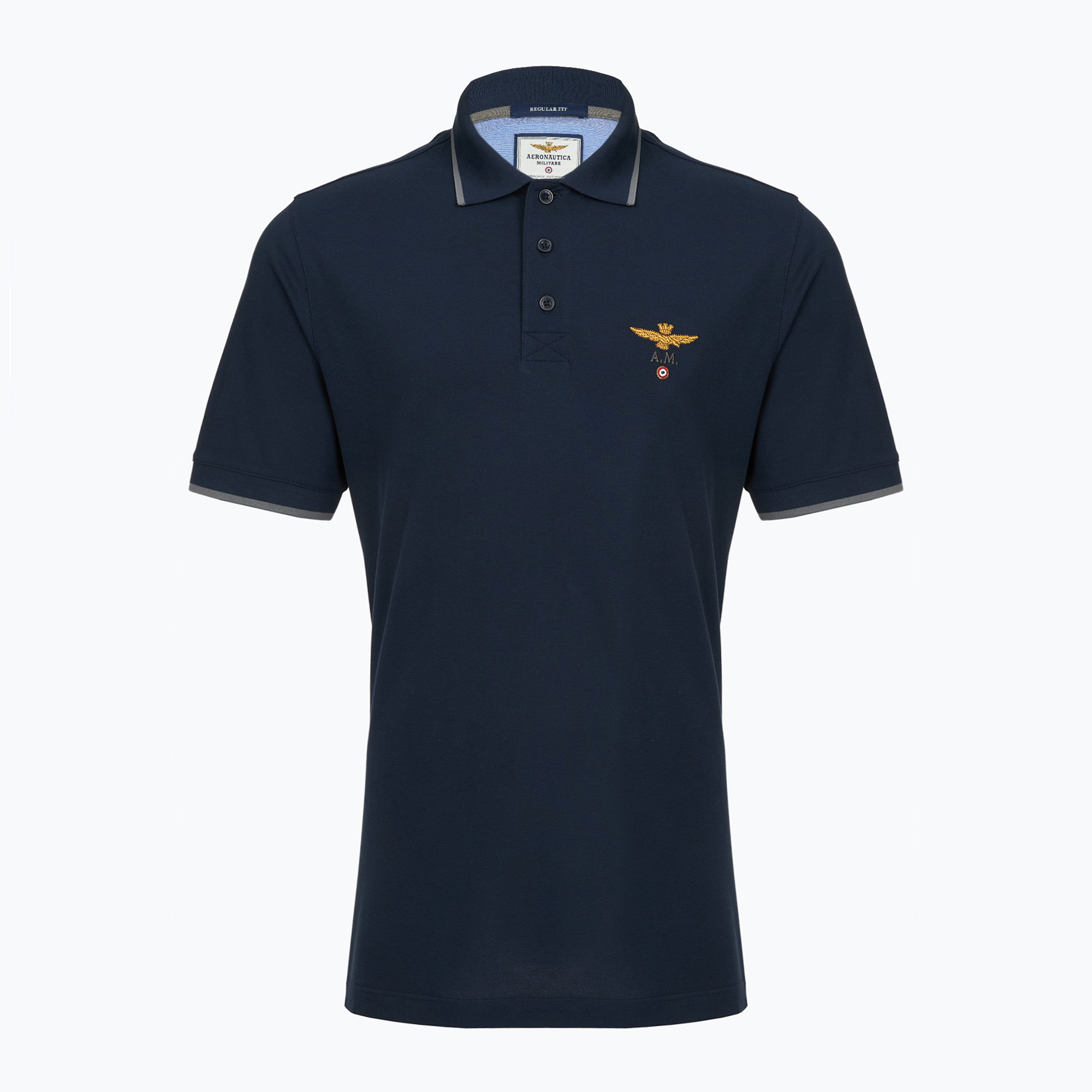 Мъжка поло тениска Aeronautica Militare 262PO1308UP00082 Polo blu navy