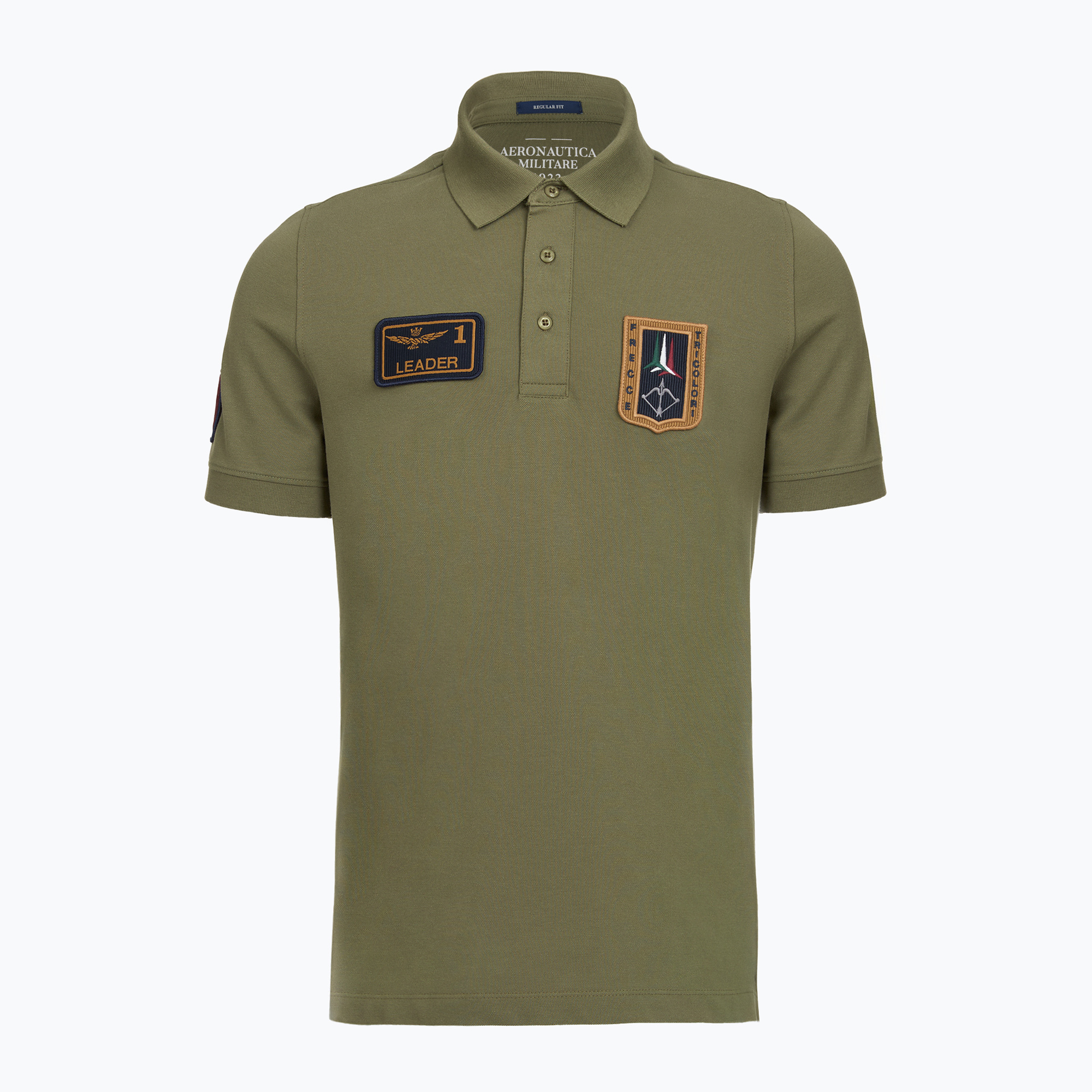 Мъжка тениска Aeronautica Militare PO1927UP00191 Polo lichen green