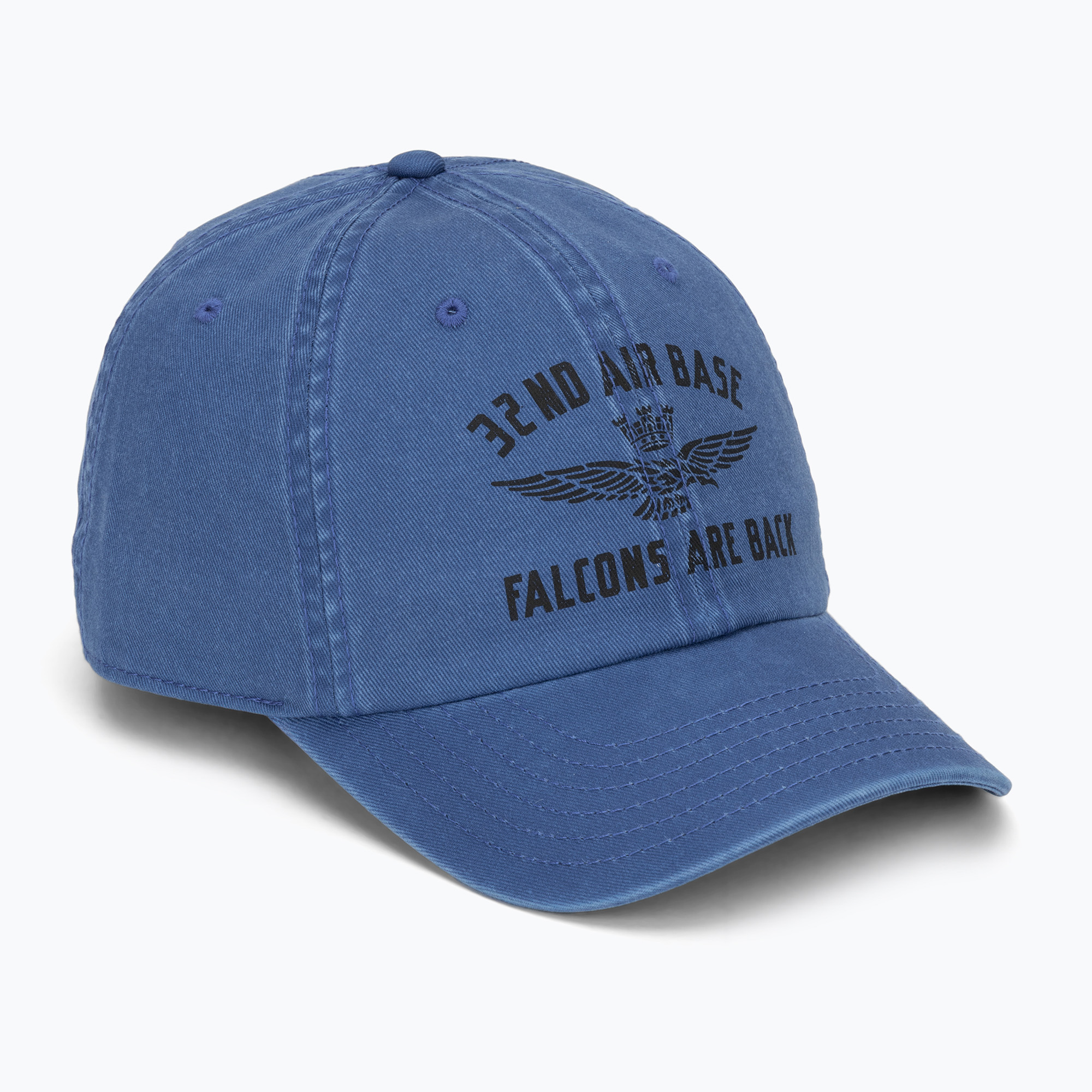 Мъжка шапка с козирка Aeronautica Militare HA1252UCT02476 high tide blue