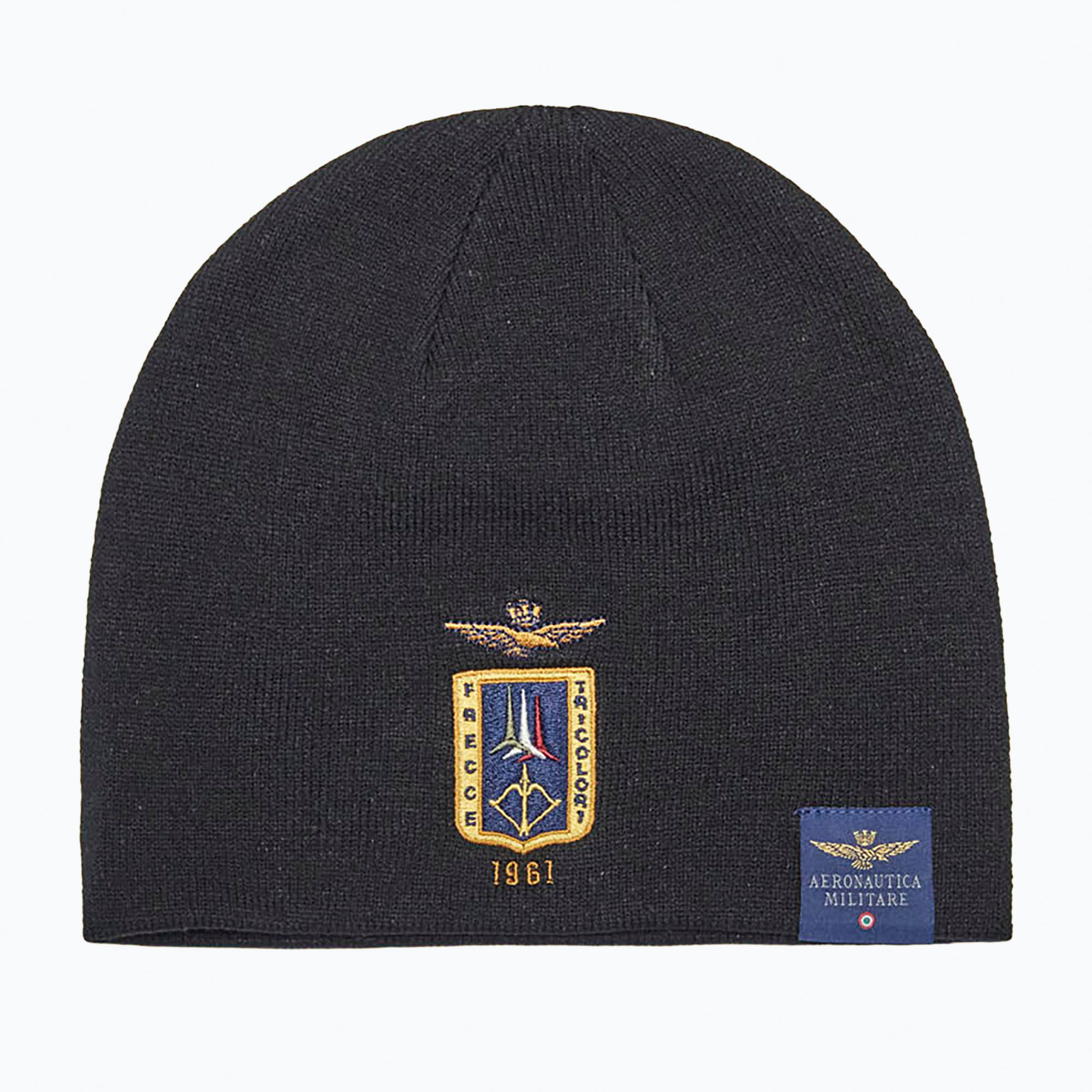 Мъжка зимна шапка Czapka Aeronautica Militare 262CU0092UL00450 jet black