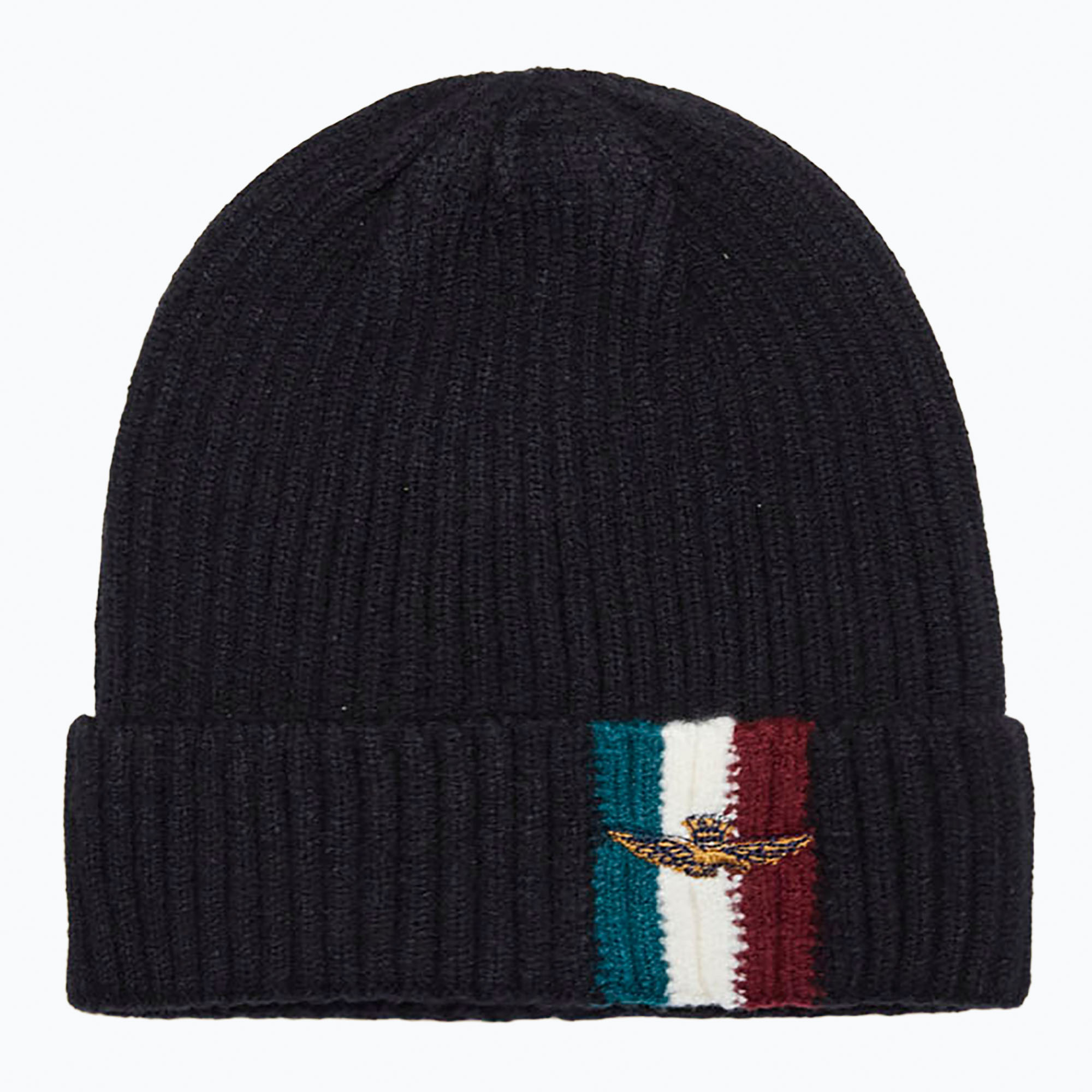 Мъжка зимна шапка Czapka Aeronautica Militare 262CU0094UL00555 jet black