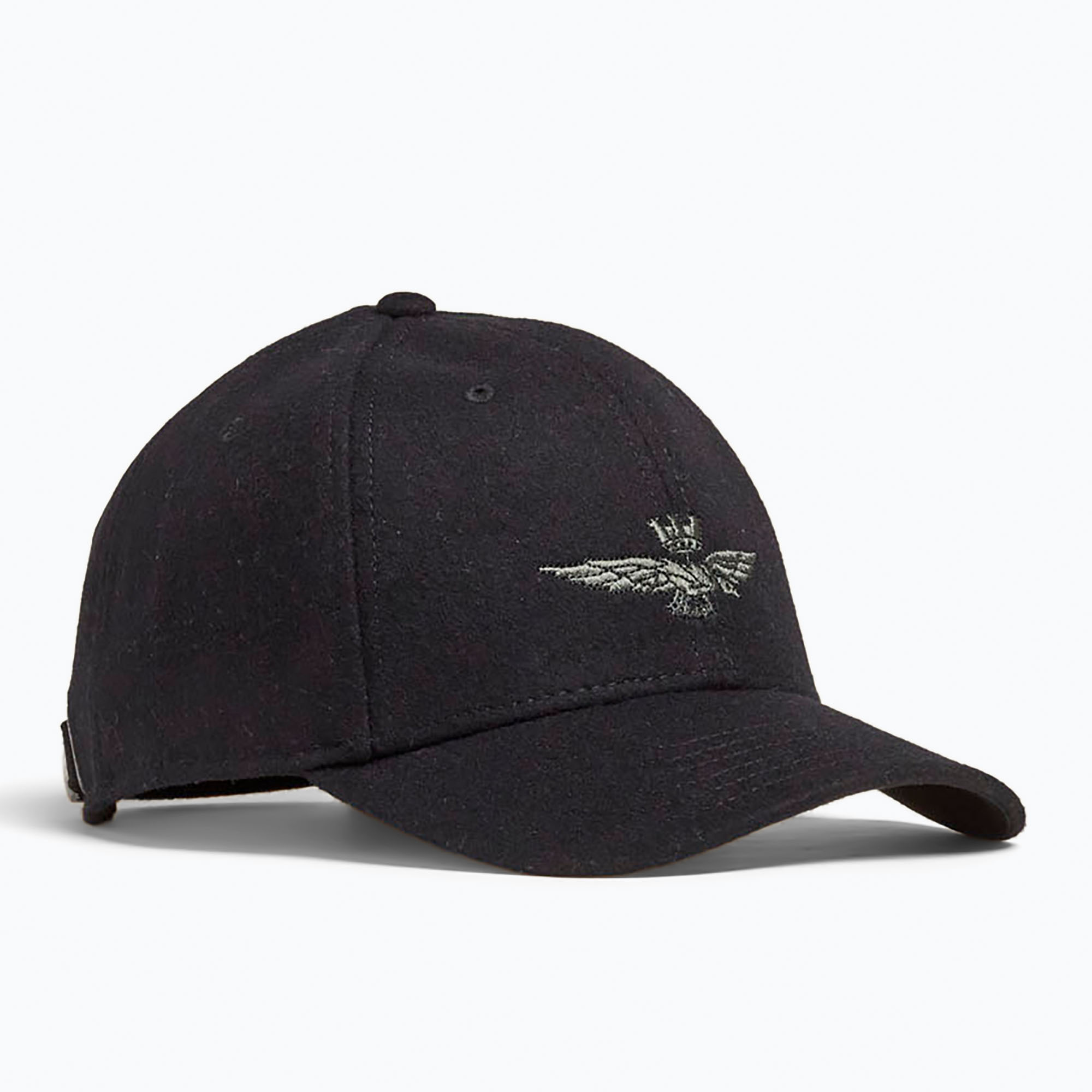 Мъжка шапка с козирка Czapka Aeronautica Militare 262HA1085UCT02333 jet black