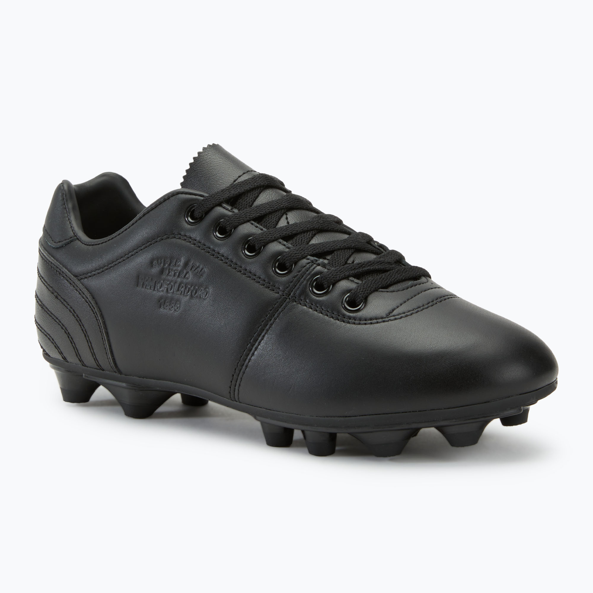 Buty piłkarskie męskie Pantofola d'Oro Lazzarini Premio FG nero 