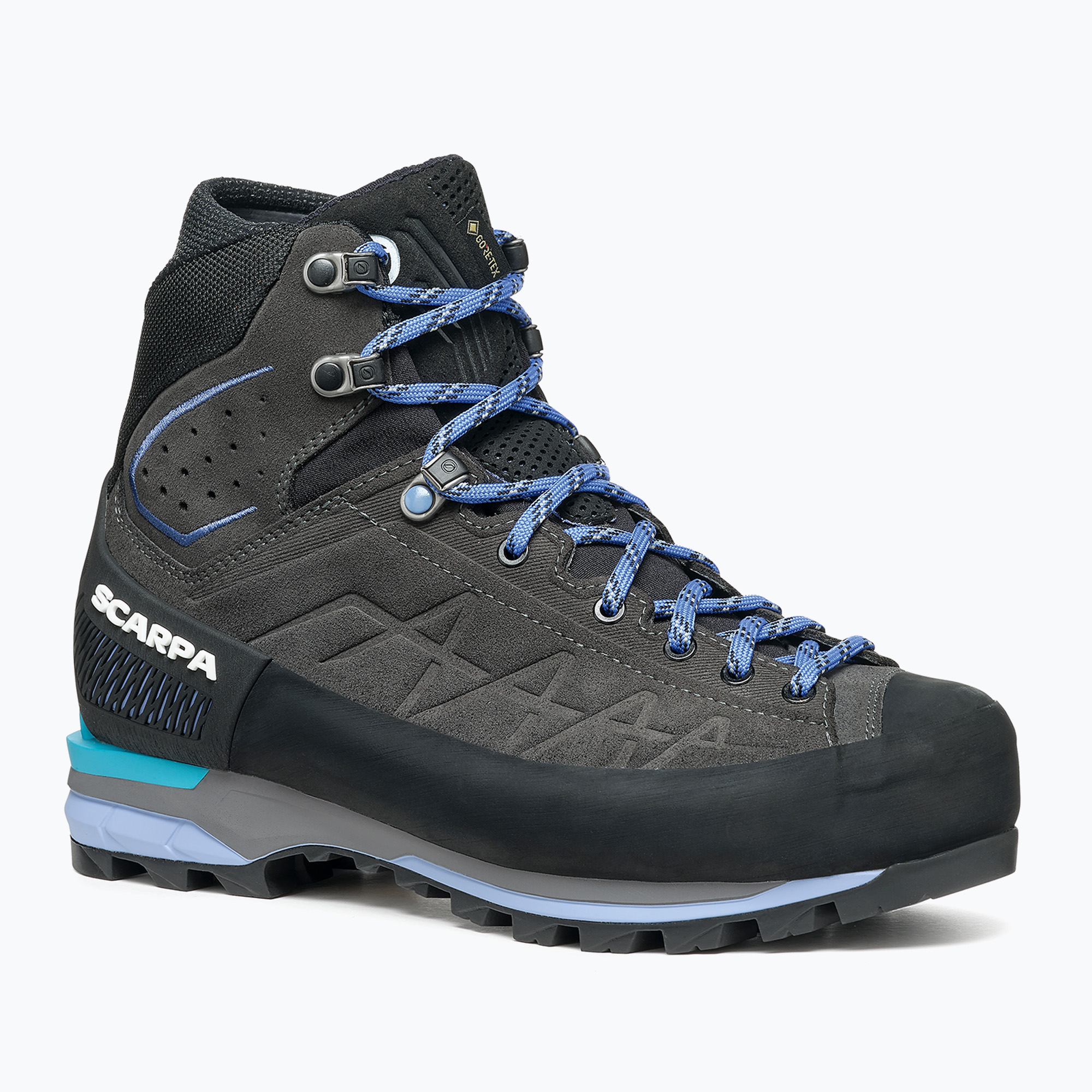 Scarponi da alpinismo uomo SCARPA Zodiac Tech Gtx anthracite/lavender (40 EU) (Zodiac Tech Gtx 71101-200)