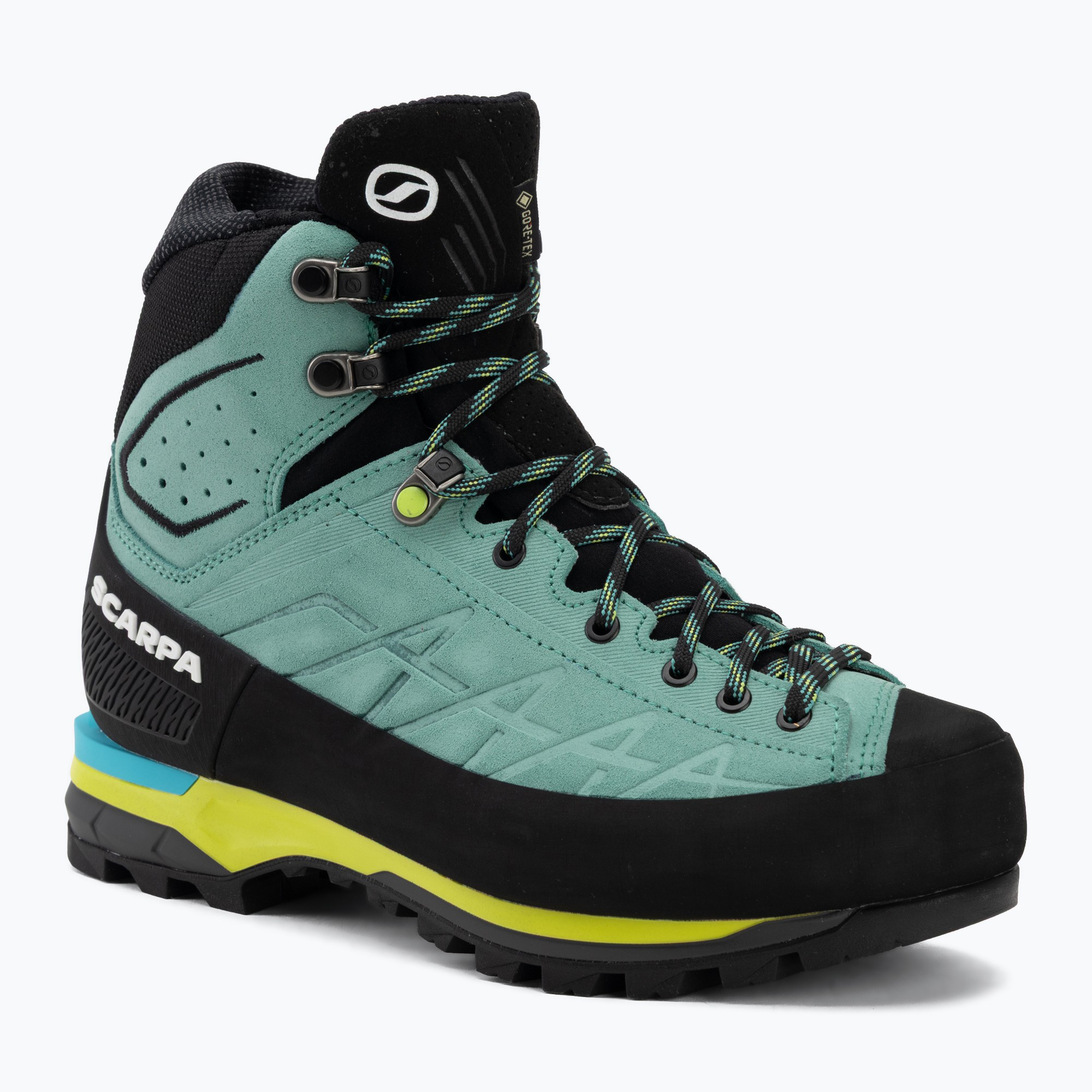 Мъжки високопланински обувки SCARPA Zodiac Tech GTX waterfall/black