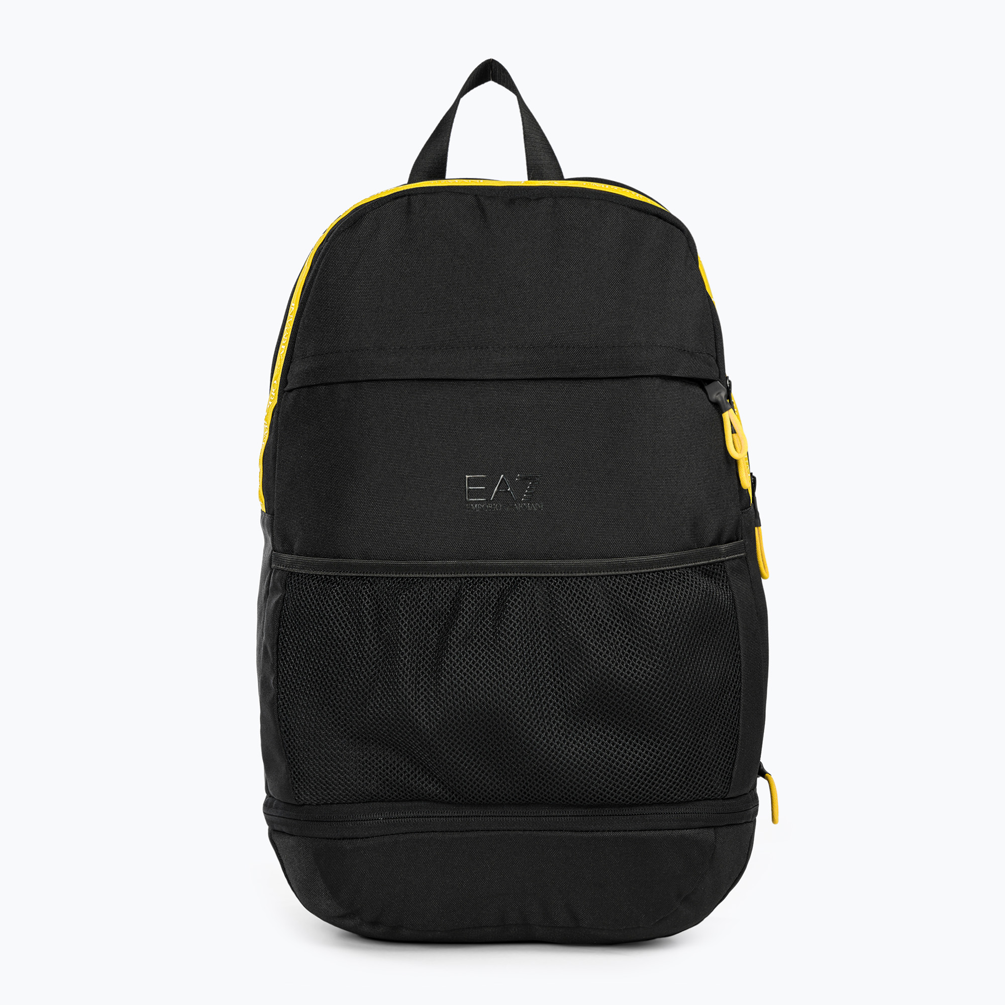 Plecak męski EA7 Emporio Armani Train Logo Tape 25 l black/giallo 