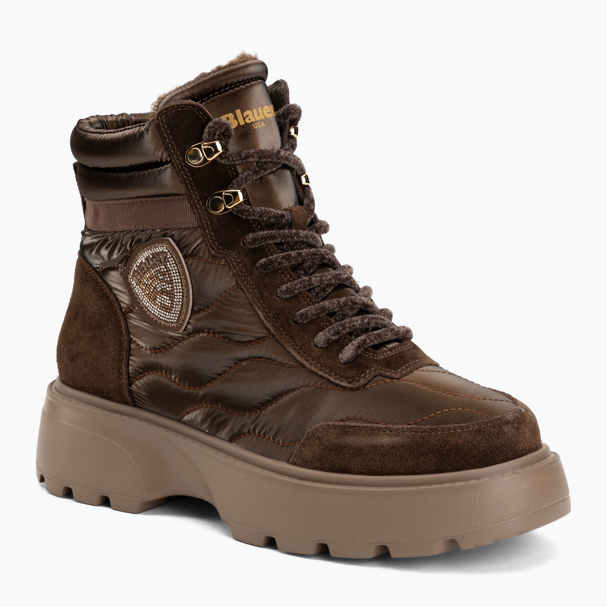 Buty damskie Blauer USA F6BLANCA03 dark brown | WYSYŁKA W 24H | 30 DNI NA ZWROT