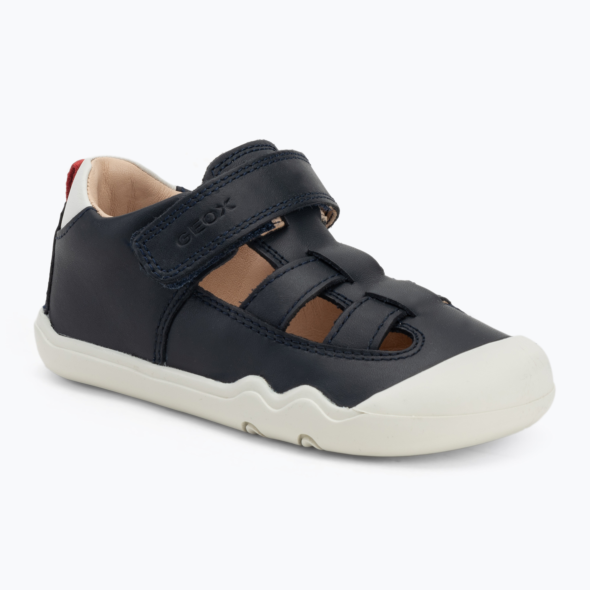 Buty barefoot dziecięce Geox Steppieup navy/white 