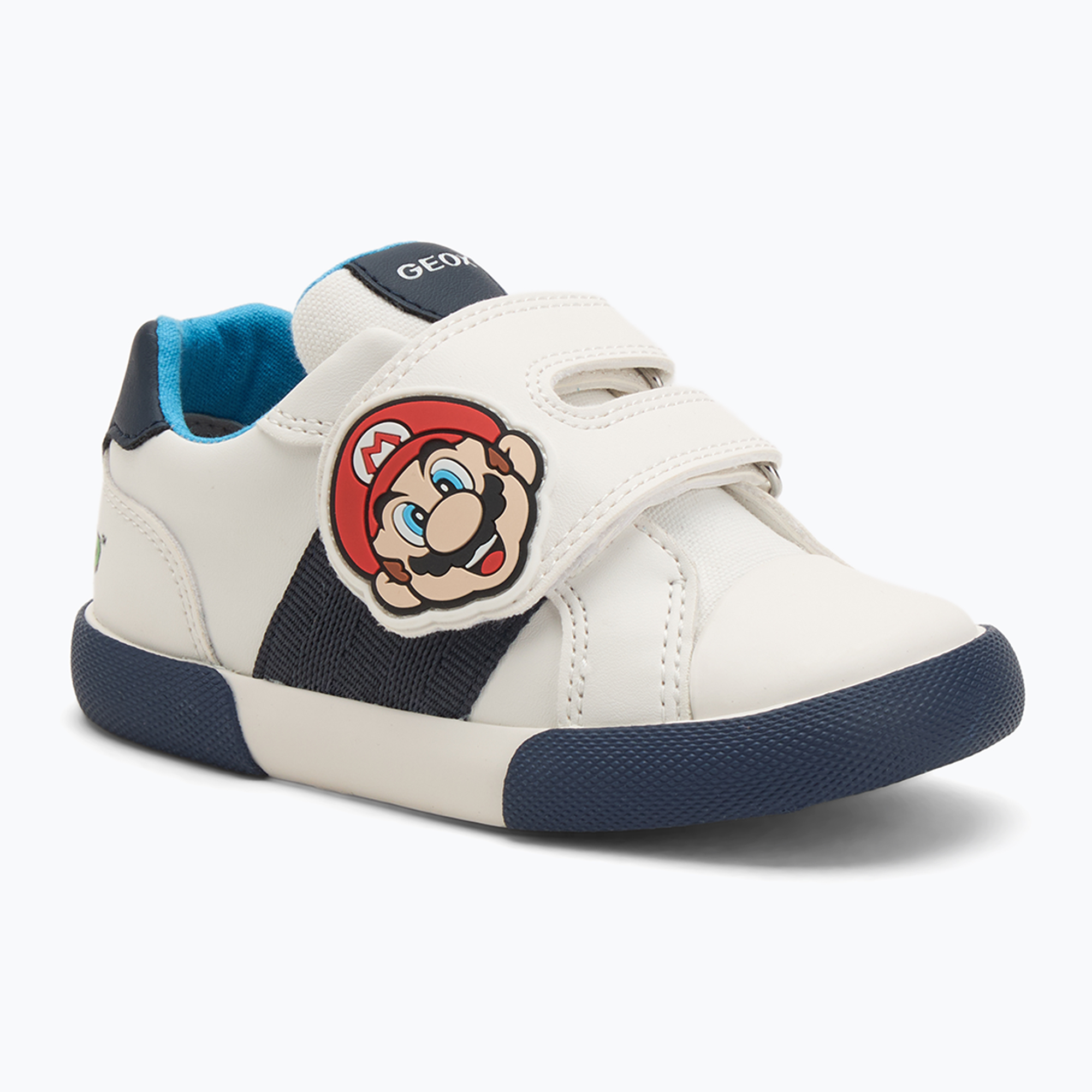 Buty dziecięce Geox Gisli white/navy/orange 