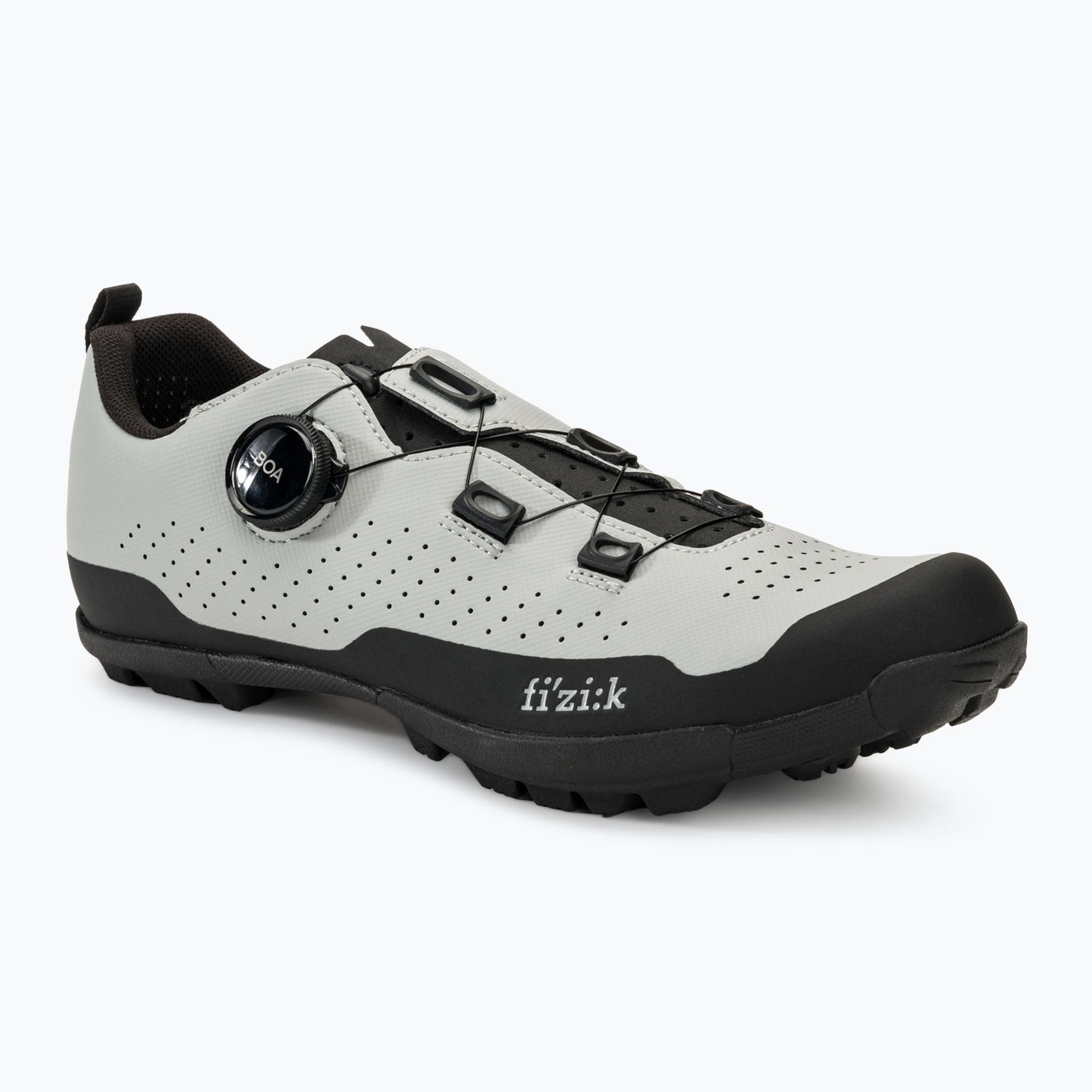 Férfi MTB kerékpáros cipő Fizik Terra Atlas grey/black (Terra Atlas TEX5BPR1K7010)