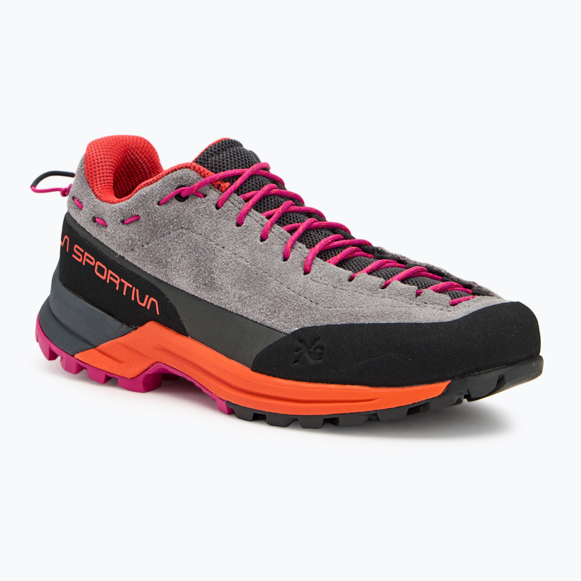 Buty podejściowe damskie La Sportiva Tx Guide Leather grey/cherry tomato 