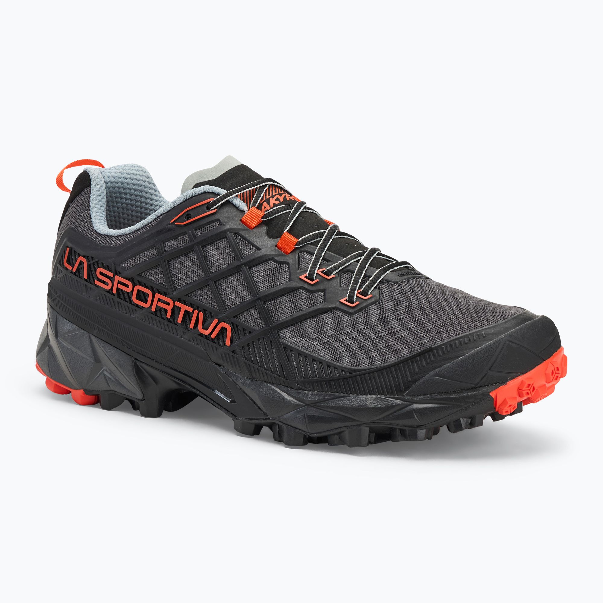 Buty do biegania męskie La Sportiva Akyra II carbon/ cherry tomato 