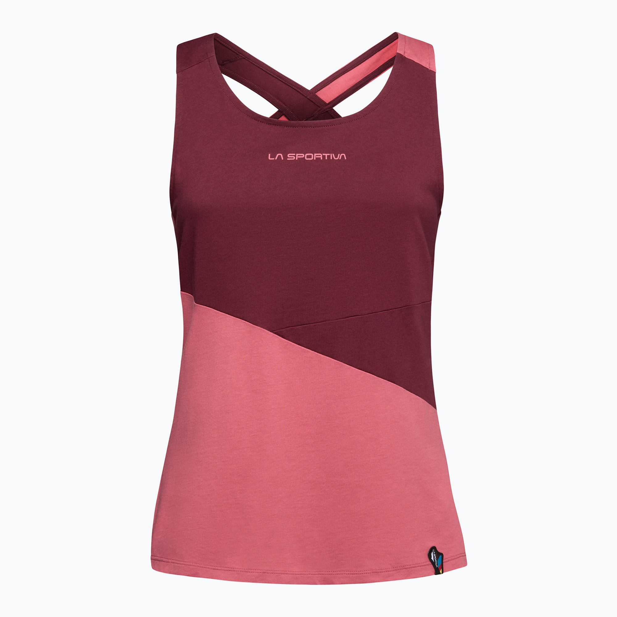 Koszulka damska La Sportiva Twist Tank rosebay/redwood 