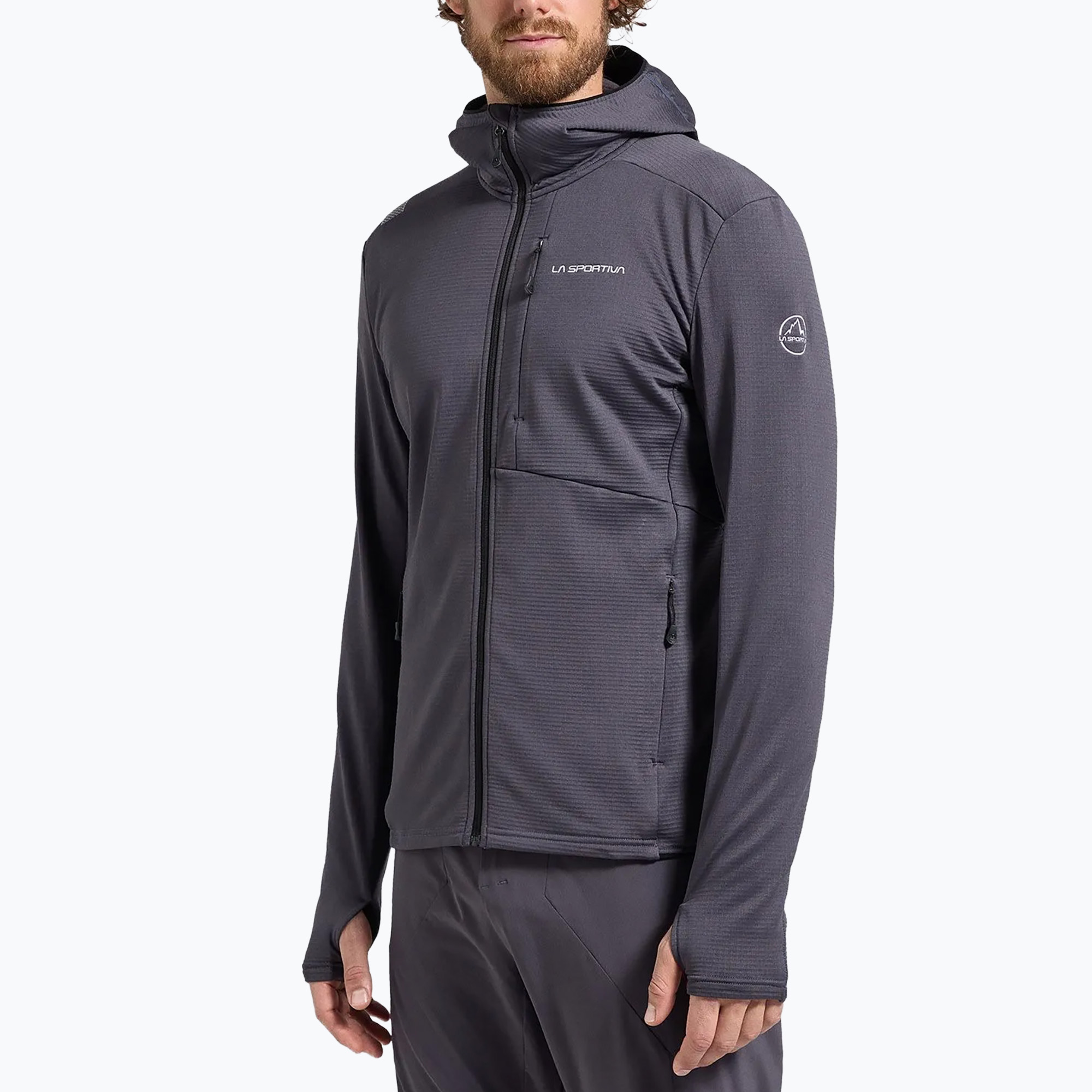 Bluza trekkingowa męska La Sportiva Chill Thermal Hoody onyx/chalk 