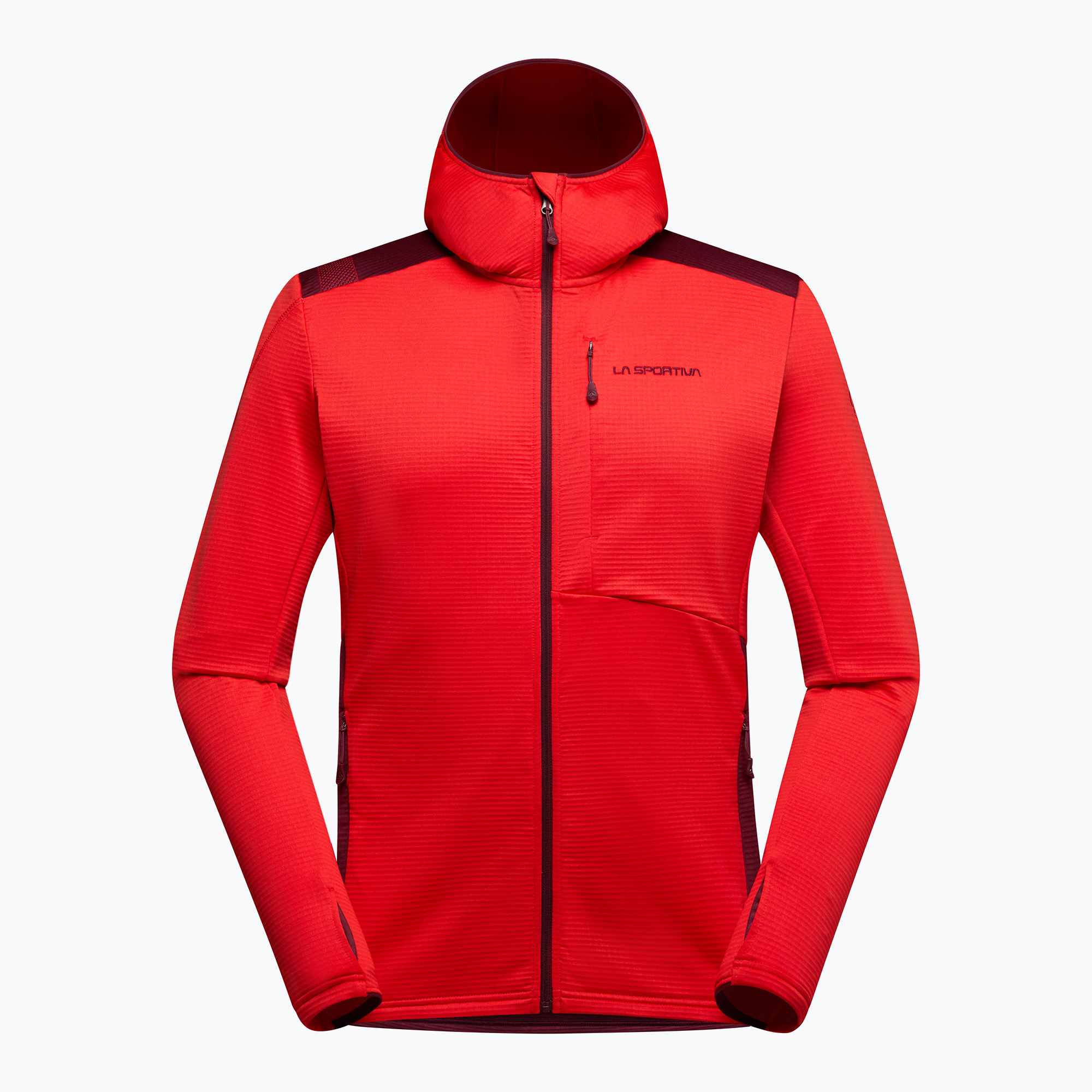 Bluza trekkingowa męska La Sportiva Chill Thermal Hoody mountain red/redwood 