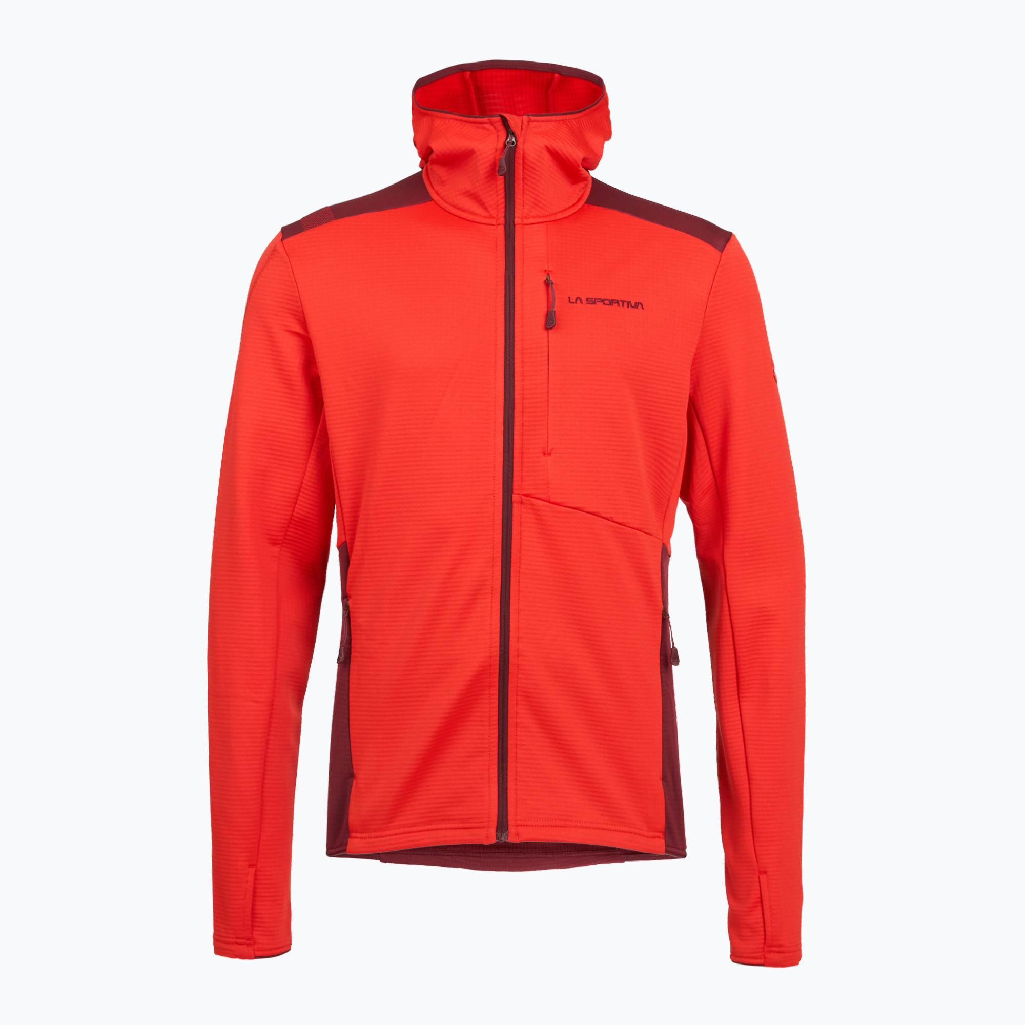 Bluza trekkingowa męska La Sportiva Chill Thermal Hoody mountain red/redwood