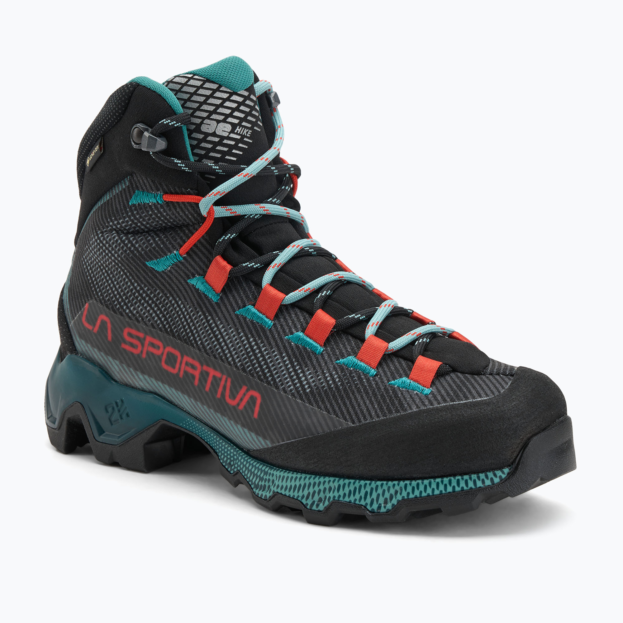 Dámske trekové topánky La Sportiva Aequilibrium Hike GTX SW24 carbon/ everglade (Aequilibrium Hike GTX ZFHS101G00E33)