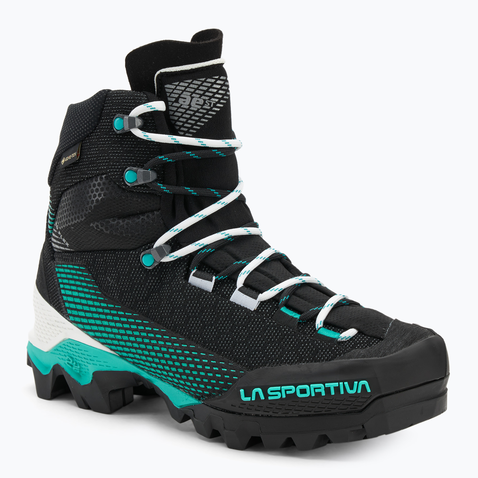 Buty wysokogórskie damskie La Sportiva Aequilibrium ST GTX black/aqua 