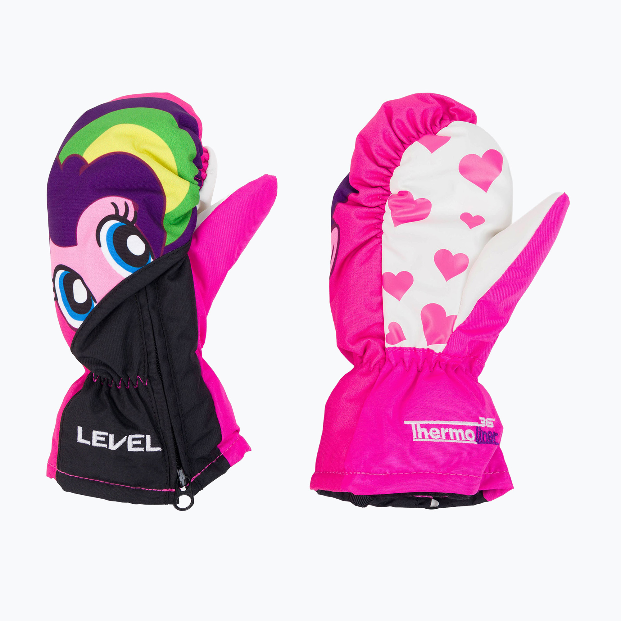Детски ръкавици за сноуборд Level Lucky Mitt pink 4146