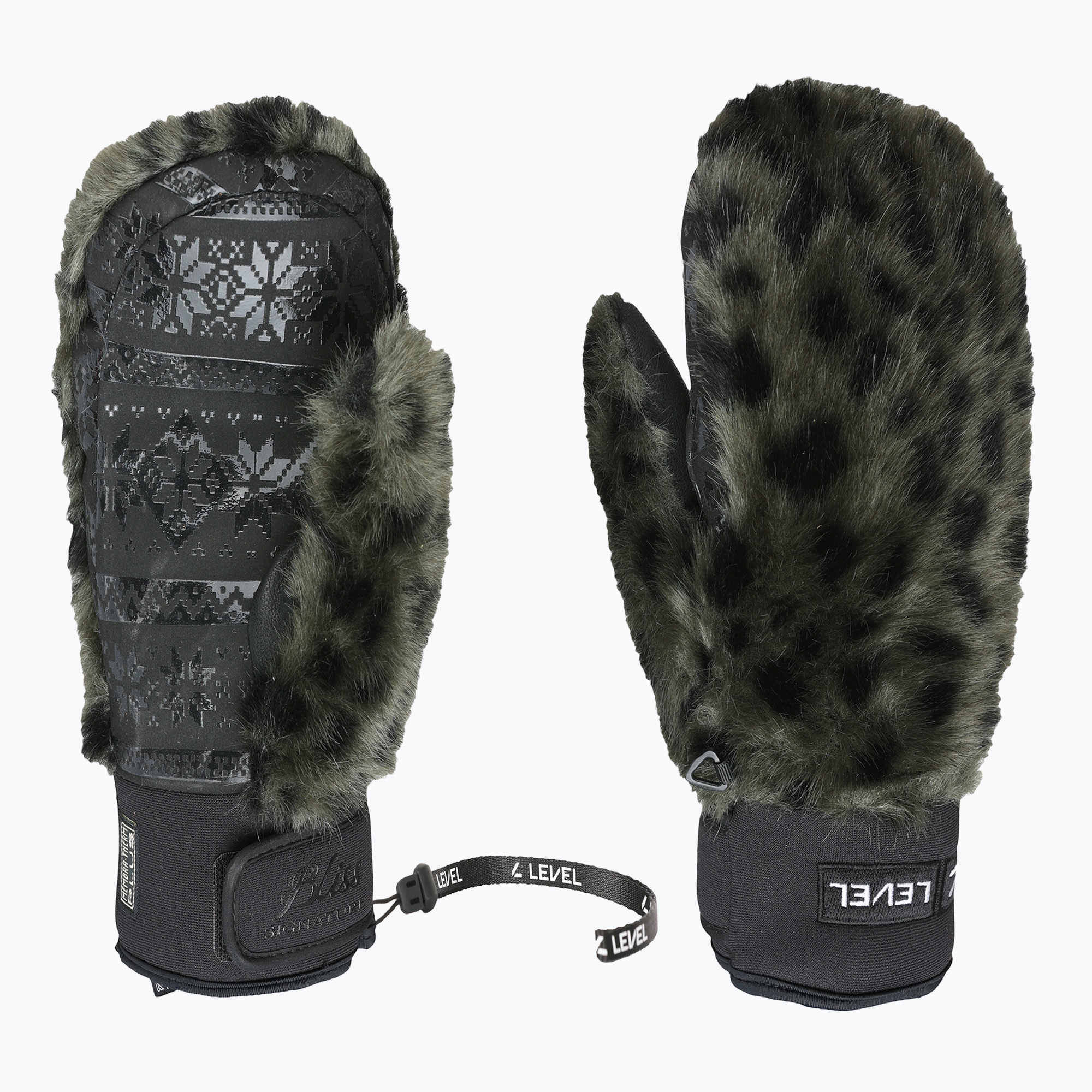 Дамски скиорски ръкавици Level Siberian Mitt forest