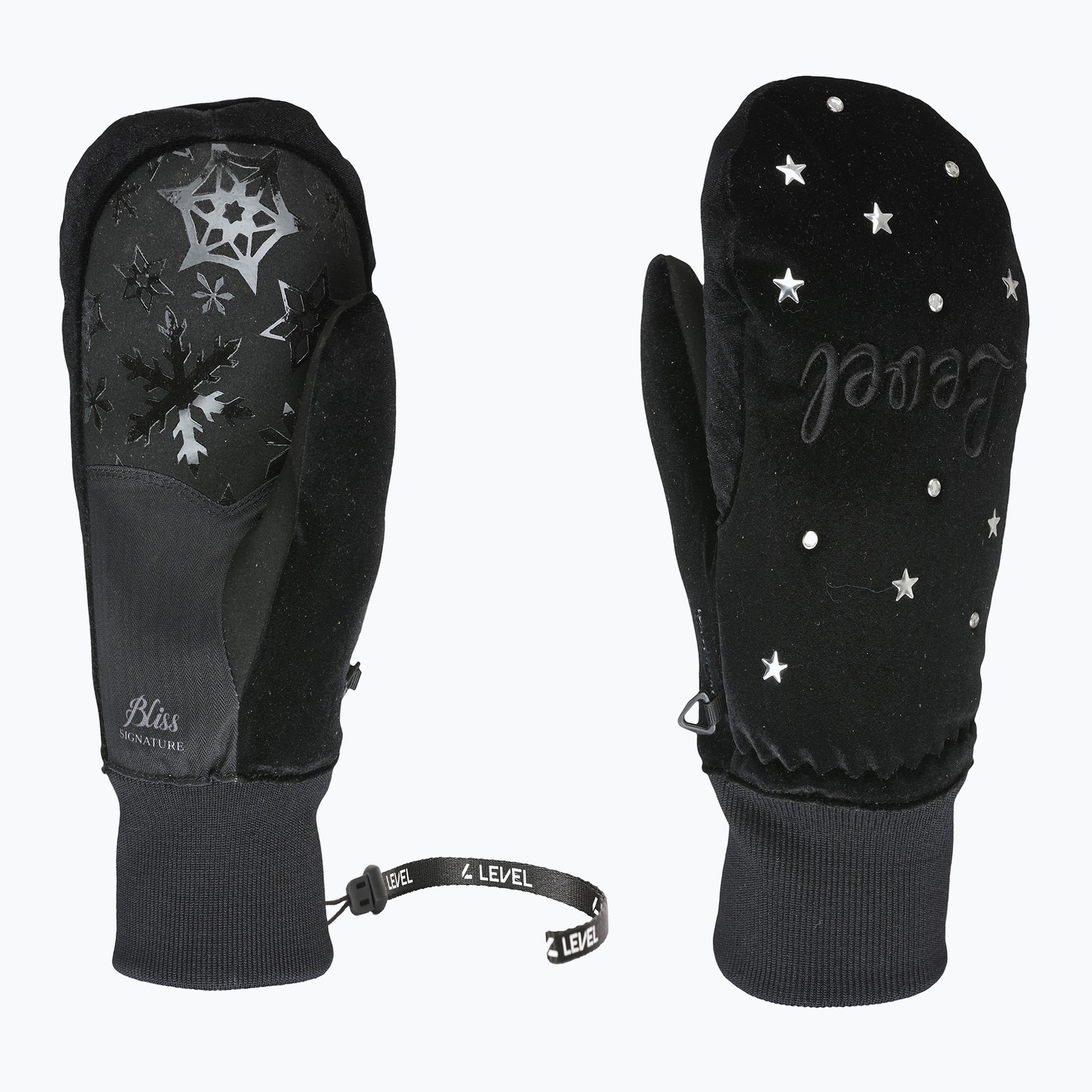 Дамски скиорски ръкавици Level Coral Mitt silver