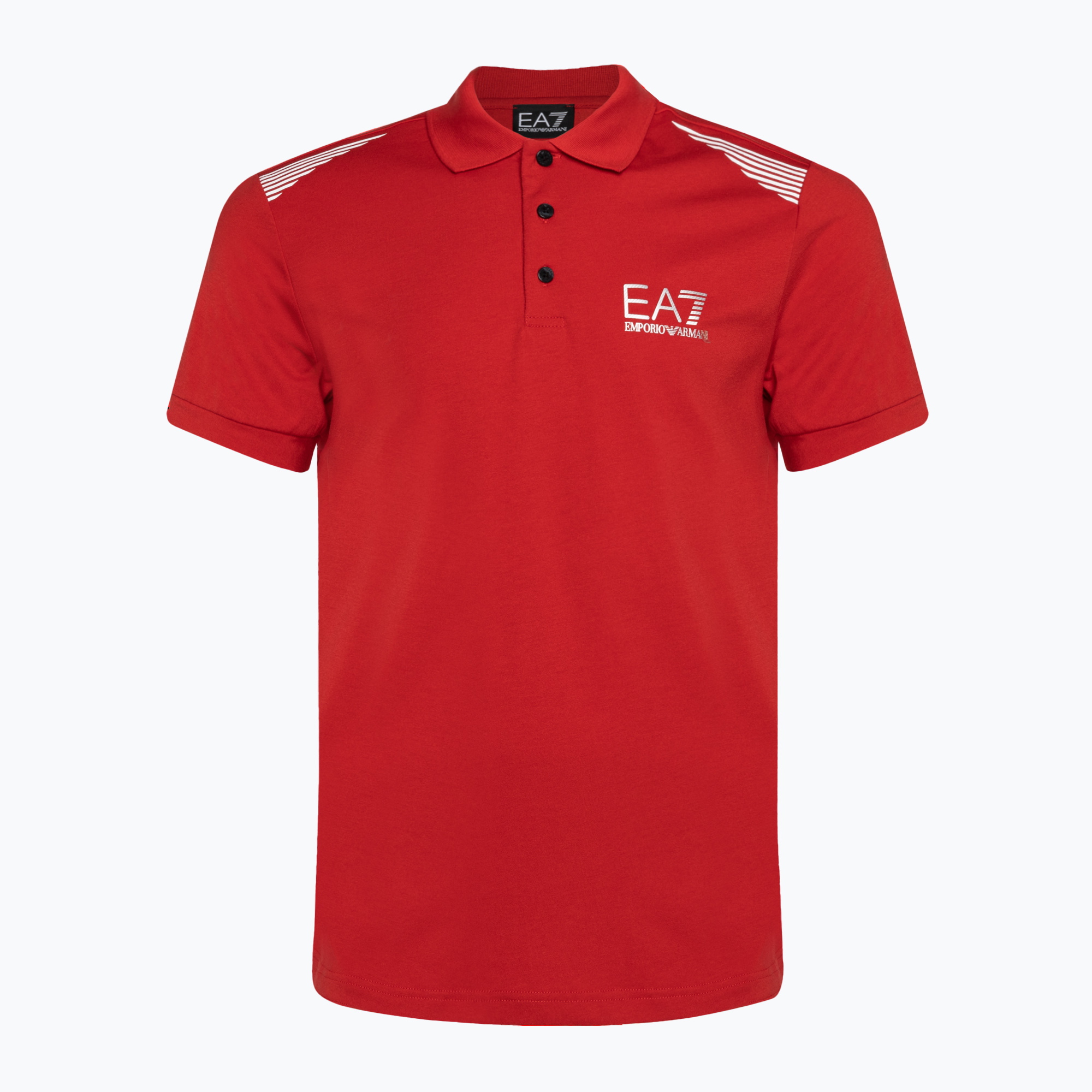 Koszulka polo męska EA7 Emporio Armani Train 7 Lines salsa 