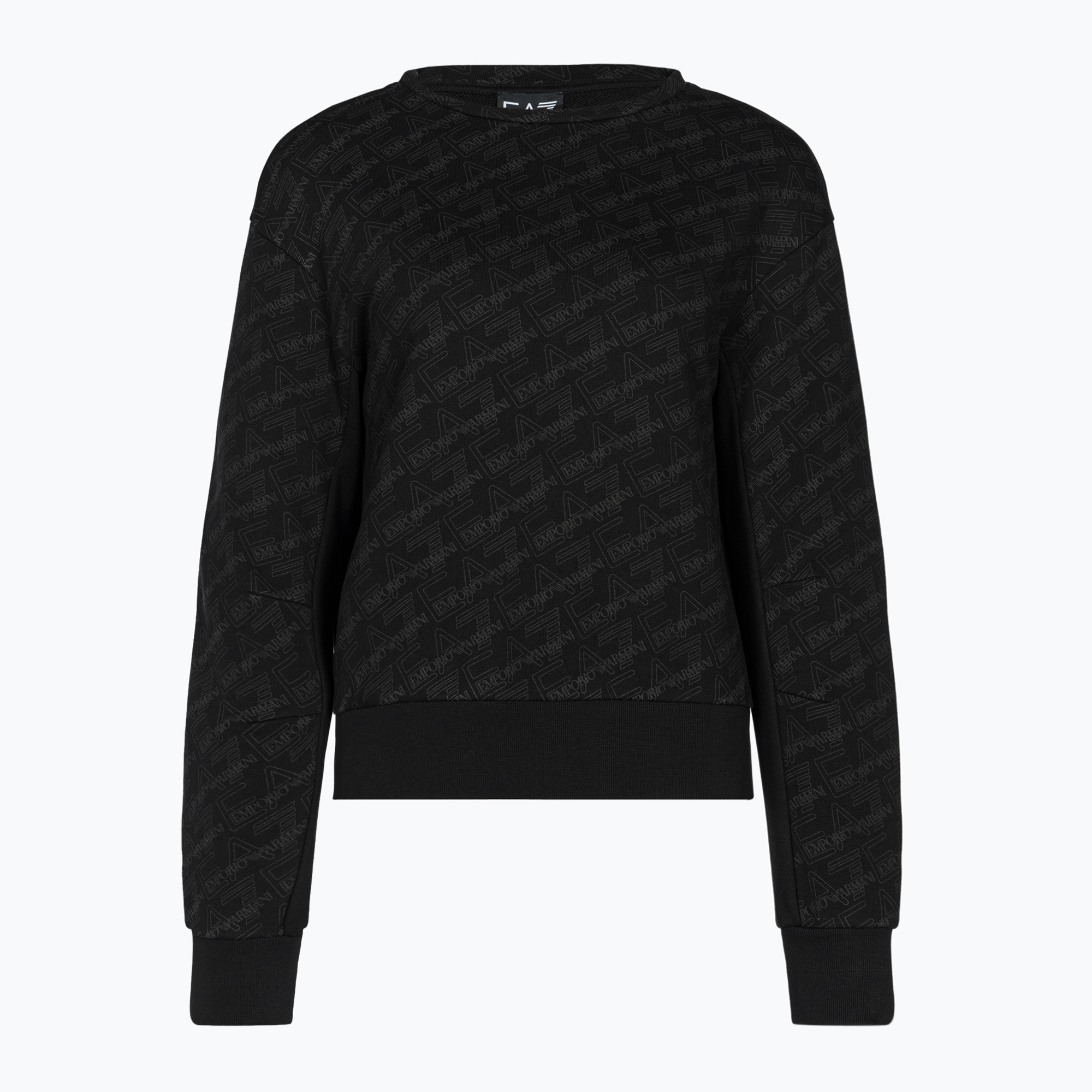 Dámska mikina EA7 Emporio Armani Train Graphics Series T-Top black/logo tone (Train Graphics Series T-Top CN 3DTM06-TJUAZ)