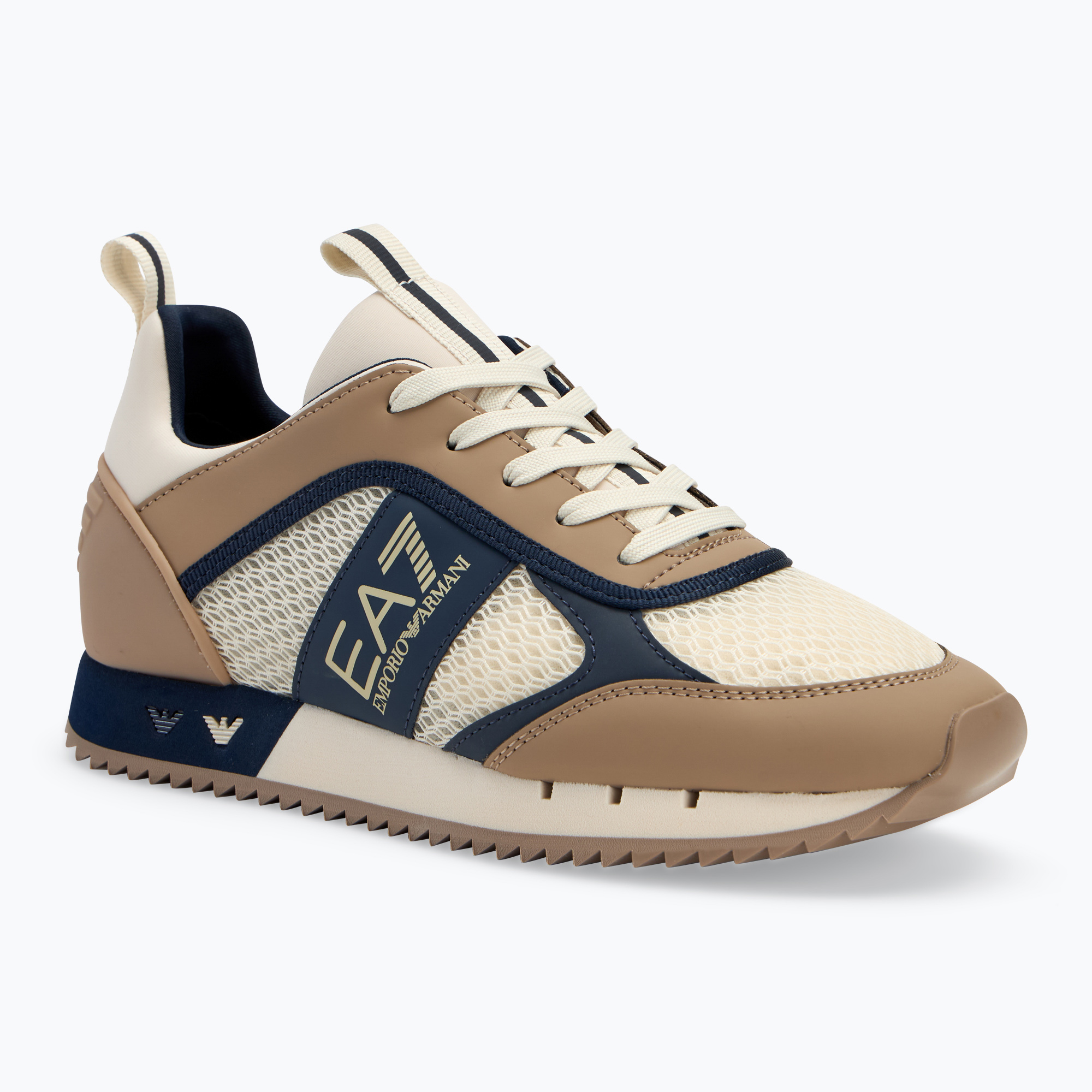 Buty EA7 Emporio Armani Black & White Laces whitecap gray/ portabella/ navy 